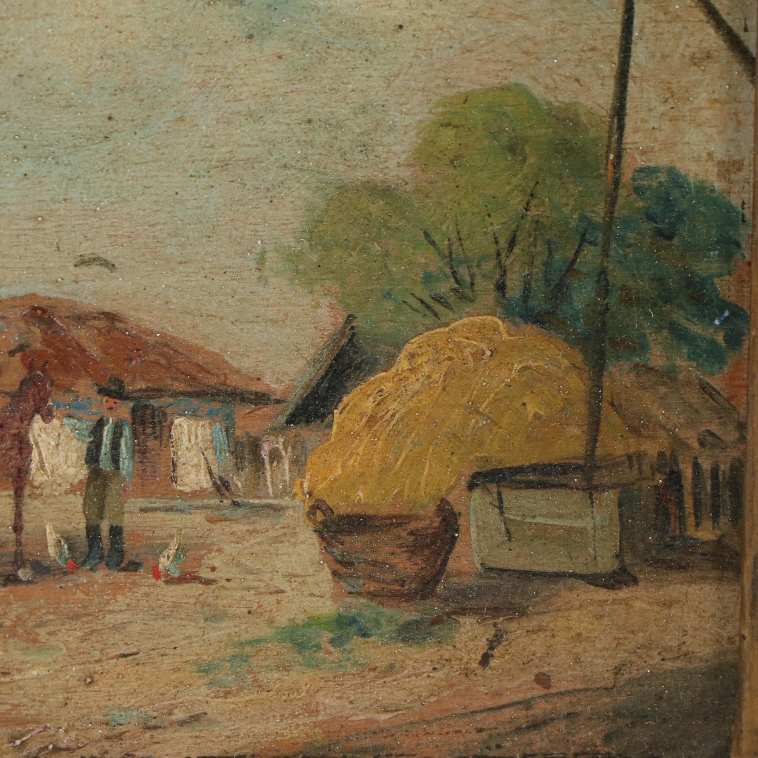 Landscape Oil Painting of Pastoral Scene