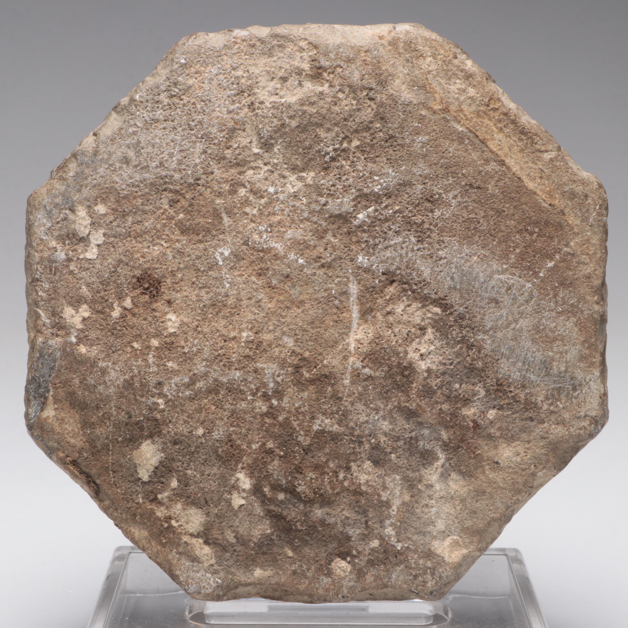 Antique Carved Stone Sundial