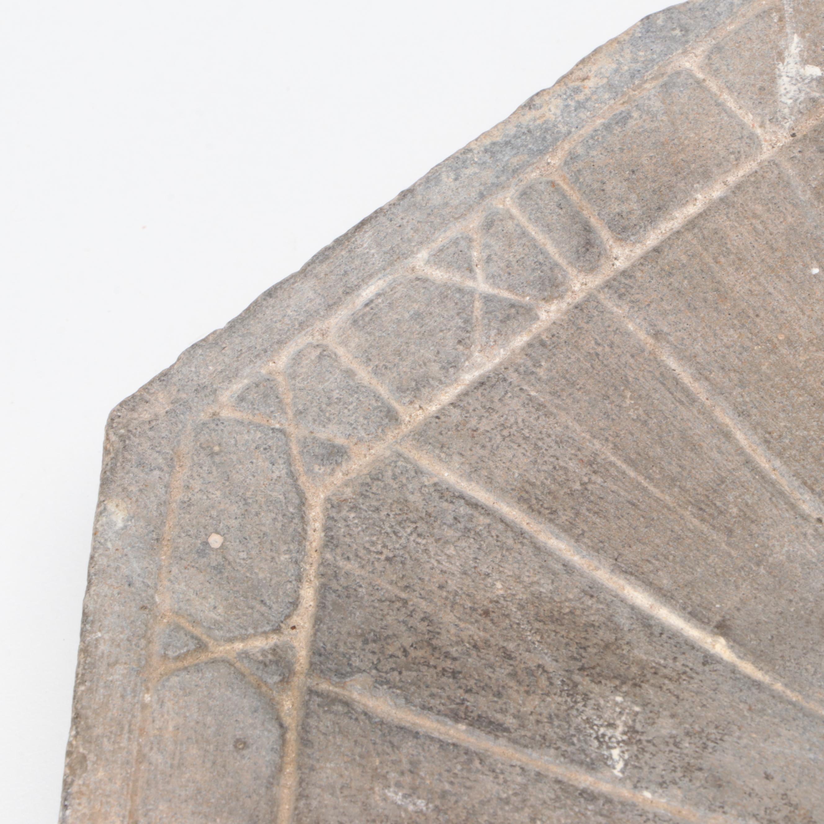 Antique Carved Stone Sundial