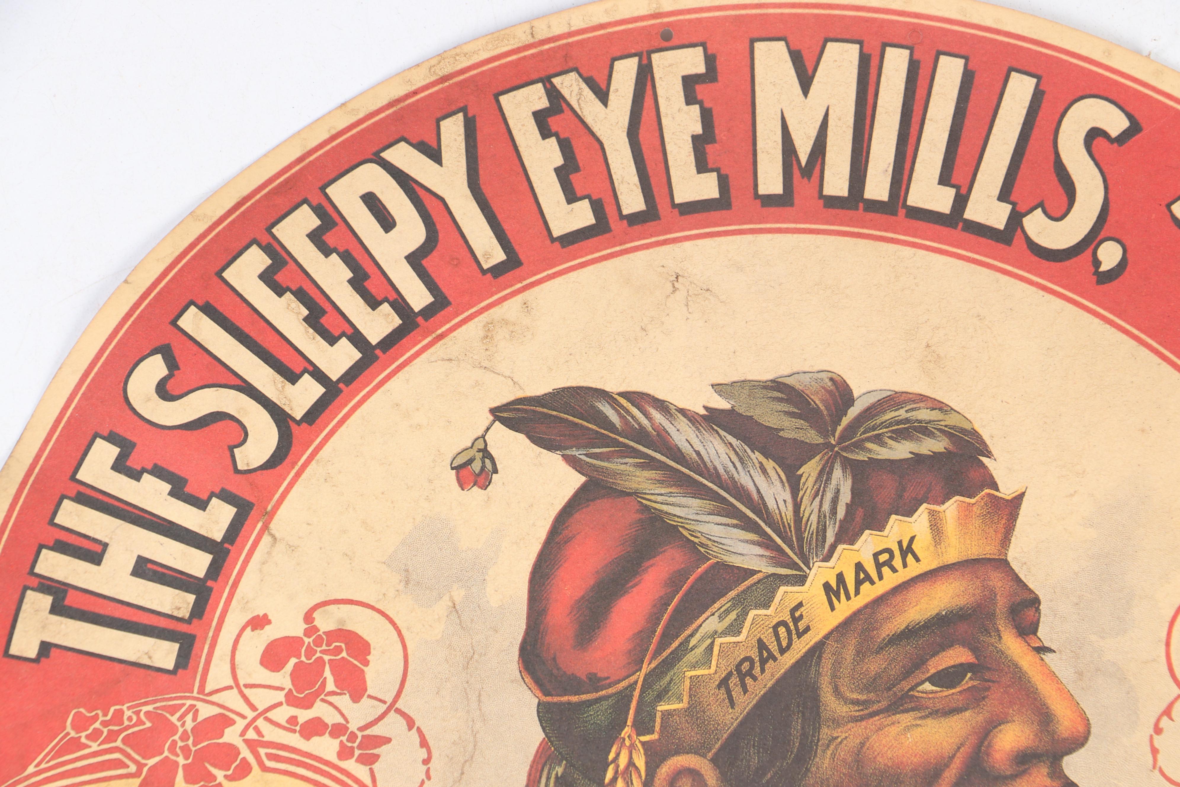 The Sleepy Eye Mills Flour Barrel Reproduction Label