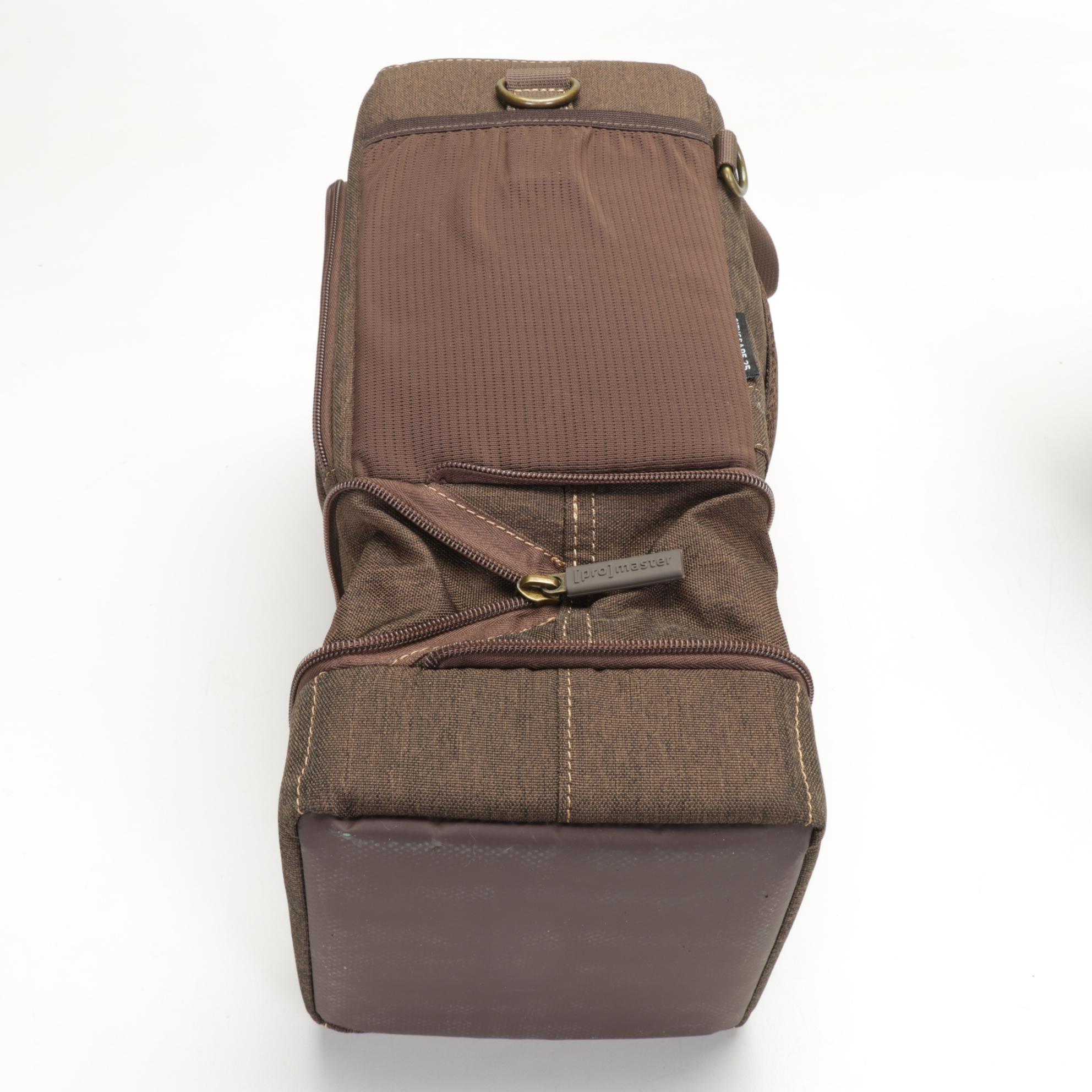 Pair of Promaster "Cityscape 25" Hazelnut Brown Holster Sling Camera Bags EBTH