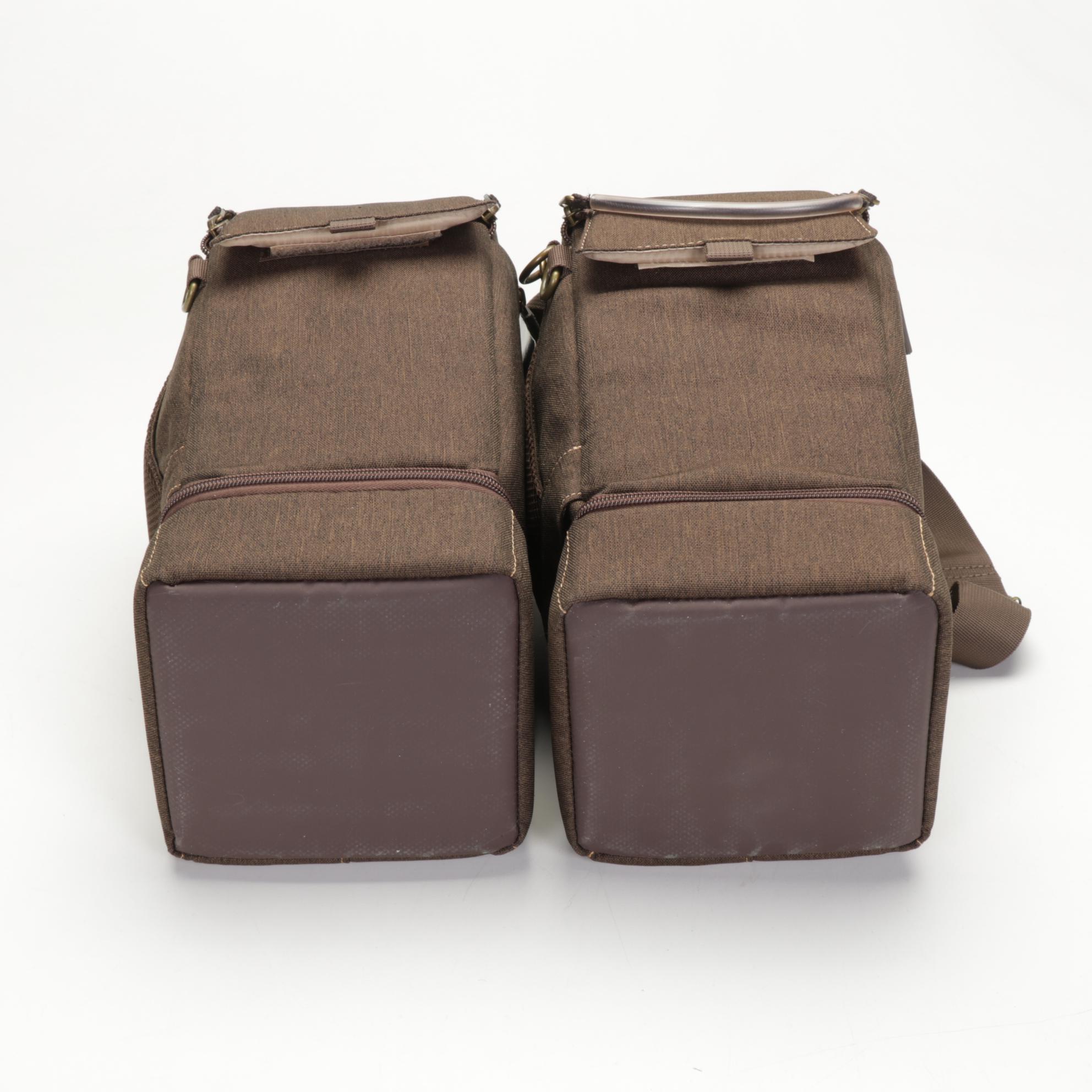 Pair of Promaster "Cityscape 25" Hazelnut Brown Holster Sling Camera Bags EBTH