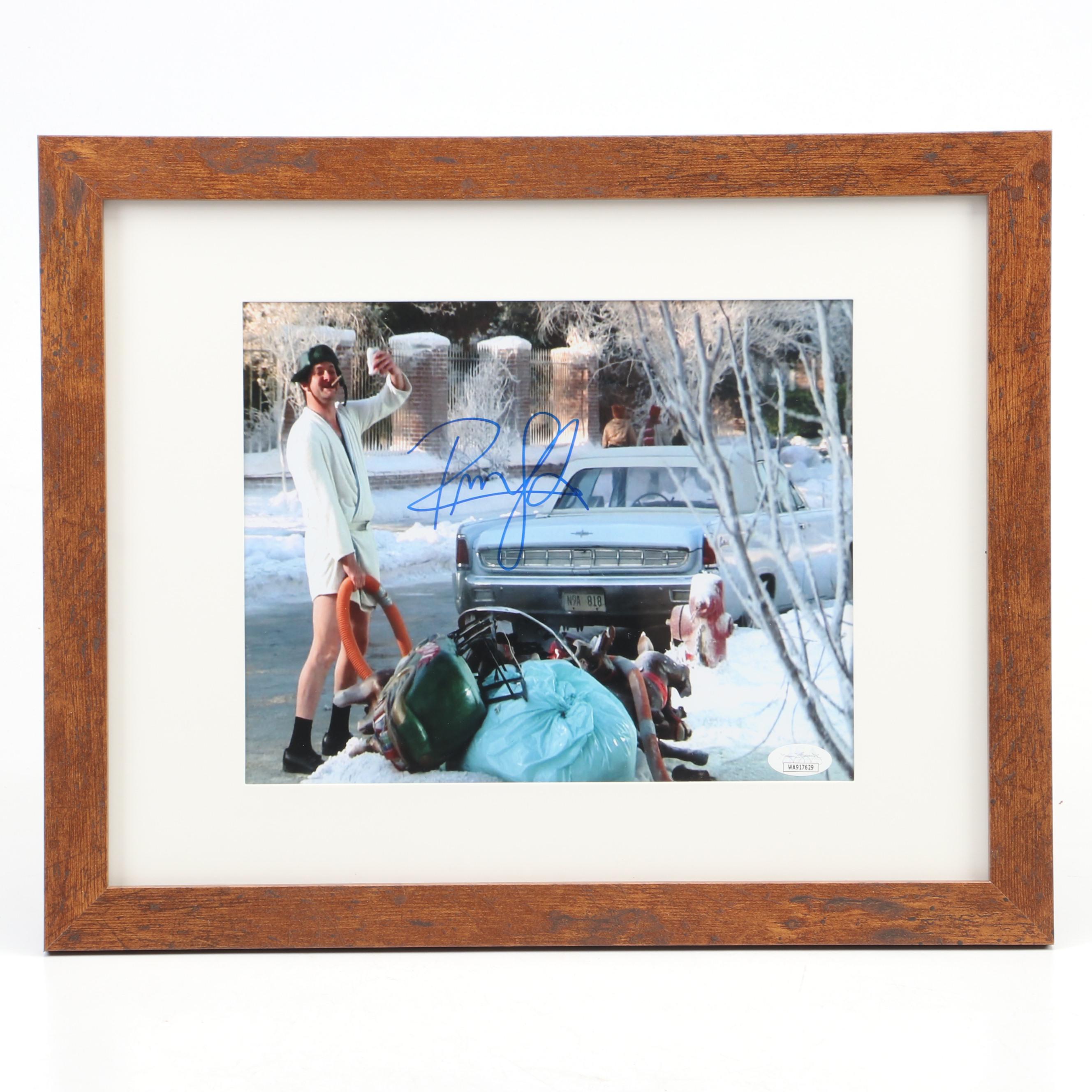 Randy Quaid Signed "Christmas Vacation: Cousin Eddie" Print in Matted Frame