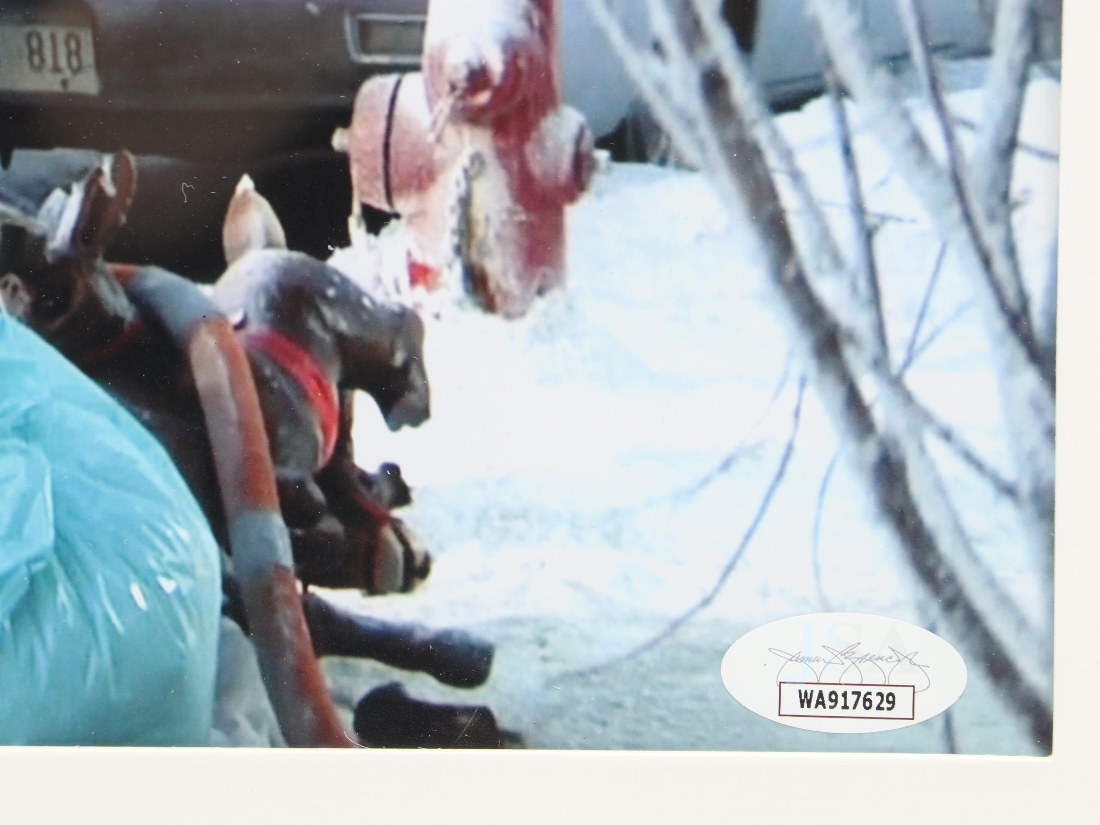 Randy Quaid Signed "Christmas Vacation: Cousin Eddie" Print in Matted Frame