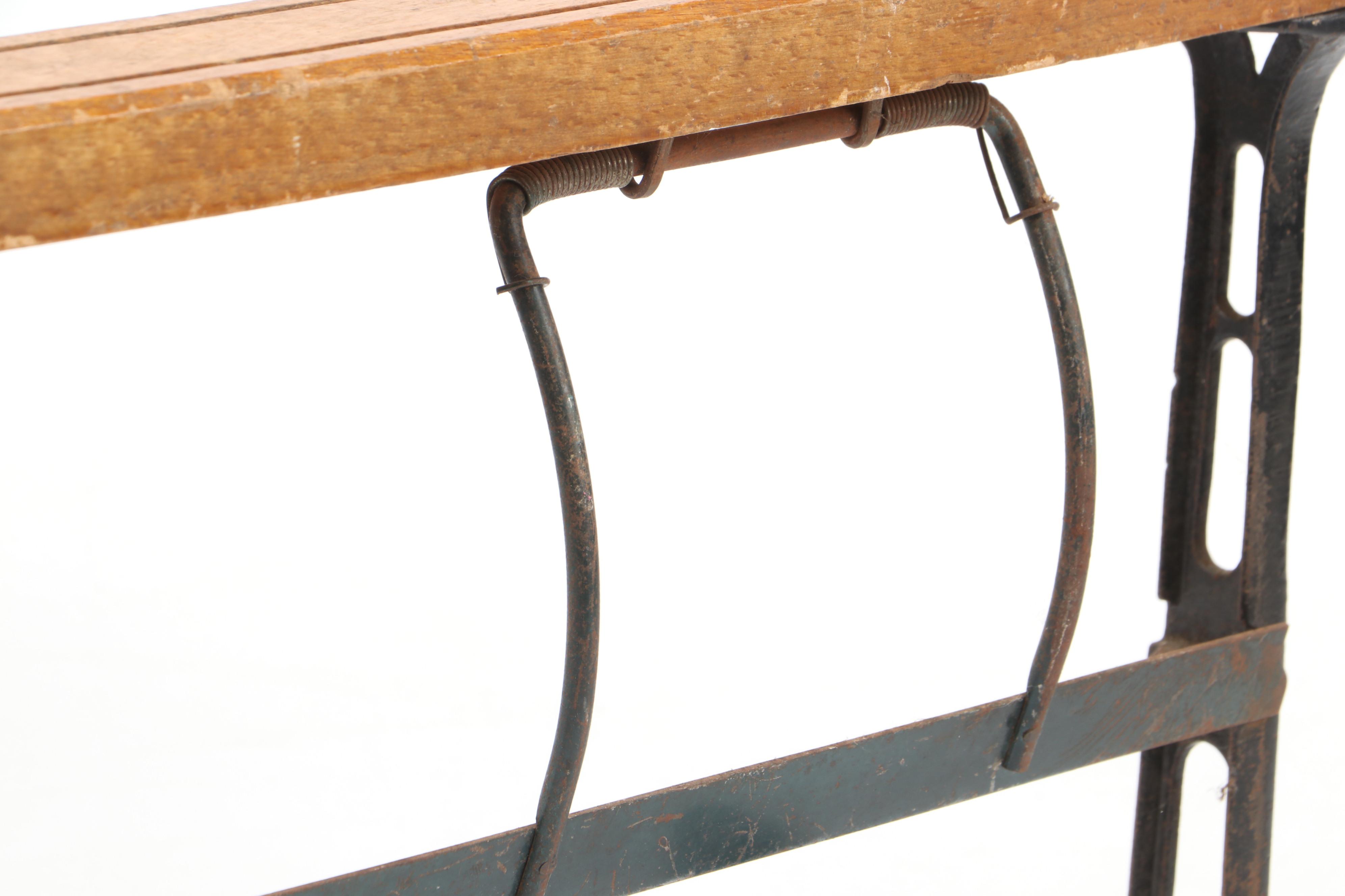 Wood and Cast Iron General Store Butcher Paper Dispenser and Cutter