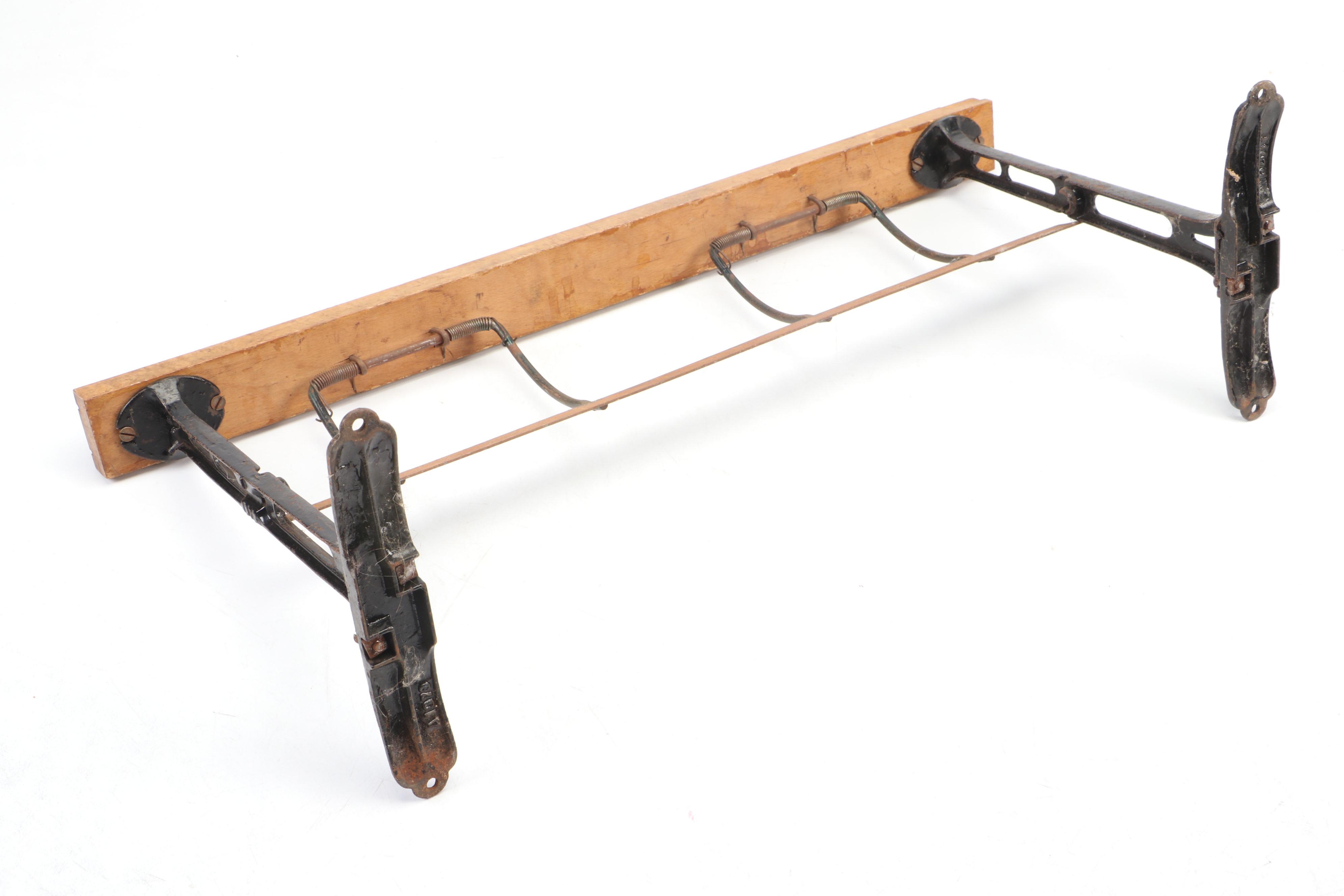 Wood and Cast Iron General Store Butcher Paper Dispenser and Cutter