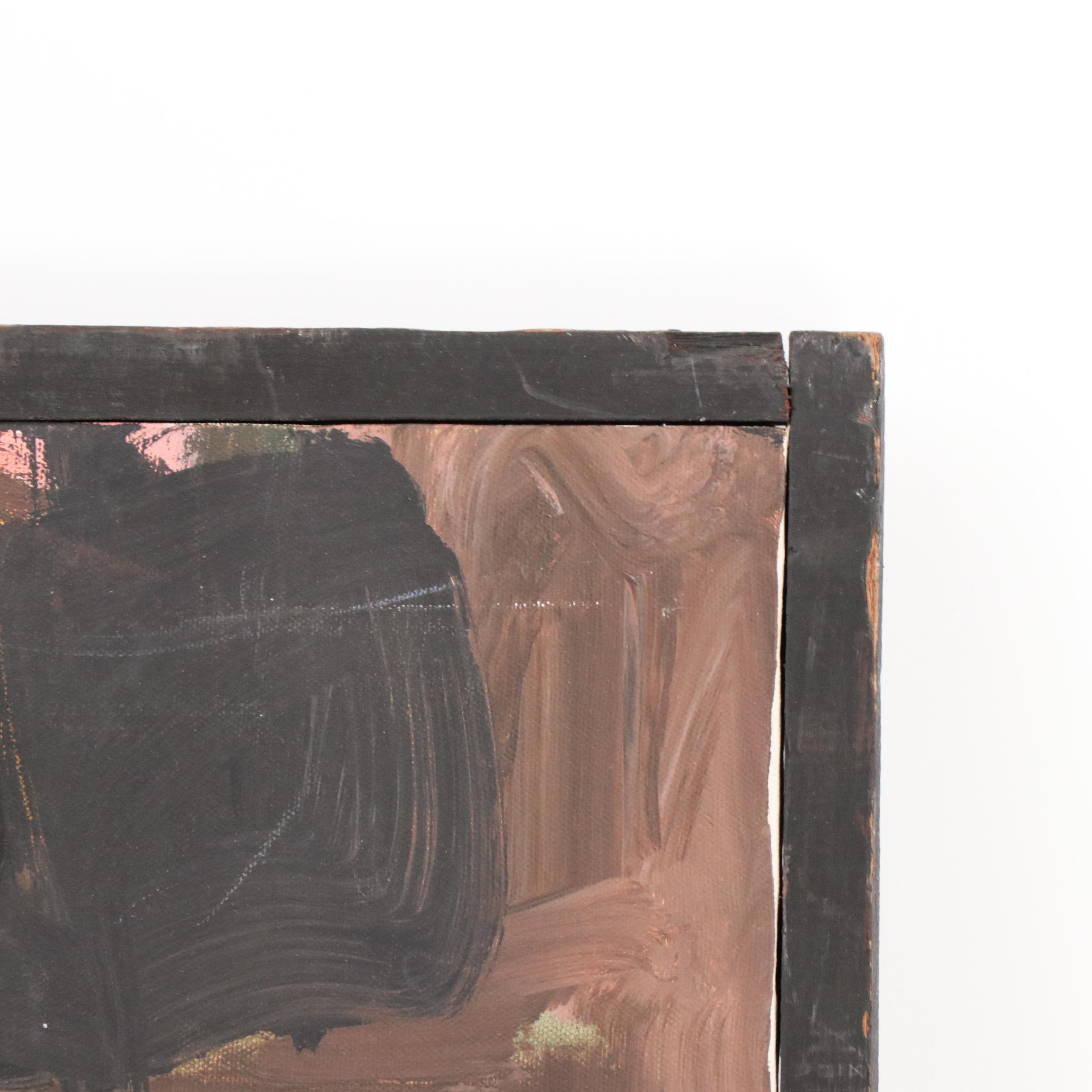 Large-Scale Abstract Oil Painting "18," 1991