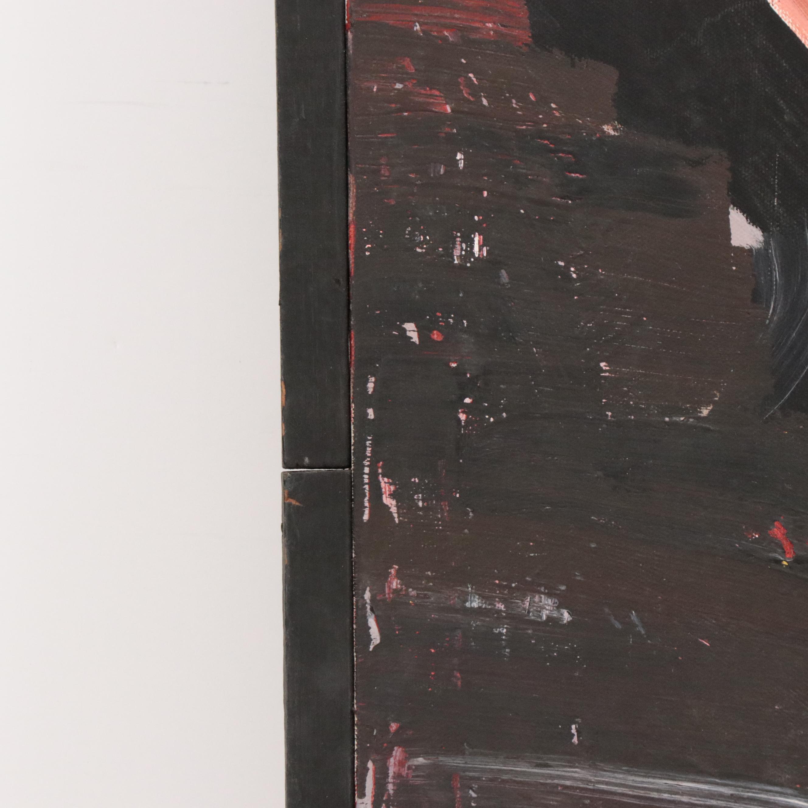 Large-Scale Abstract Oil Painting "18," 1991