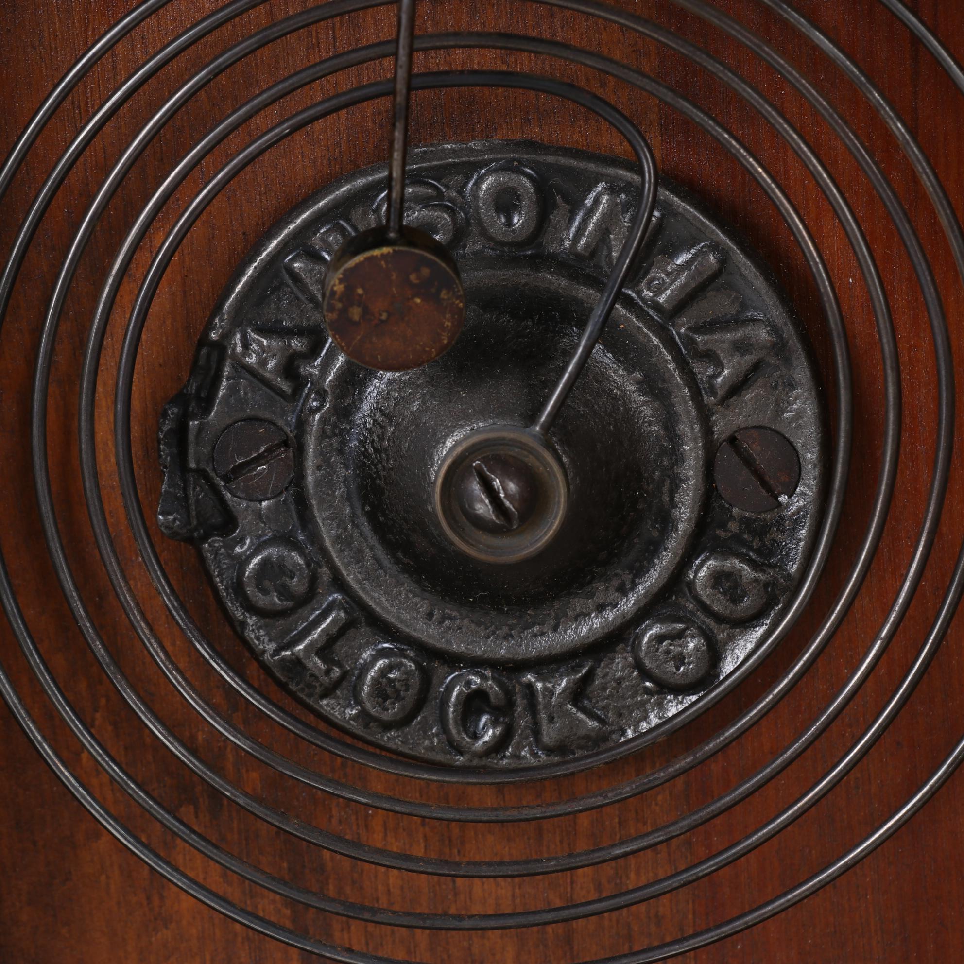 Ansonia Clock Co. Carved Wood Gingerbread Mantel Clock