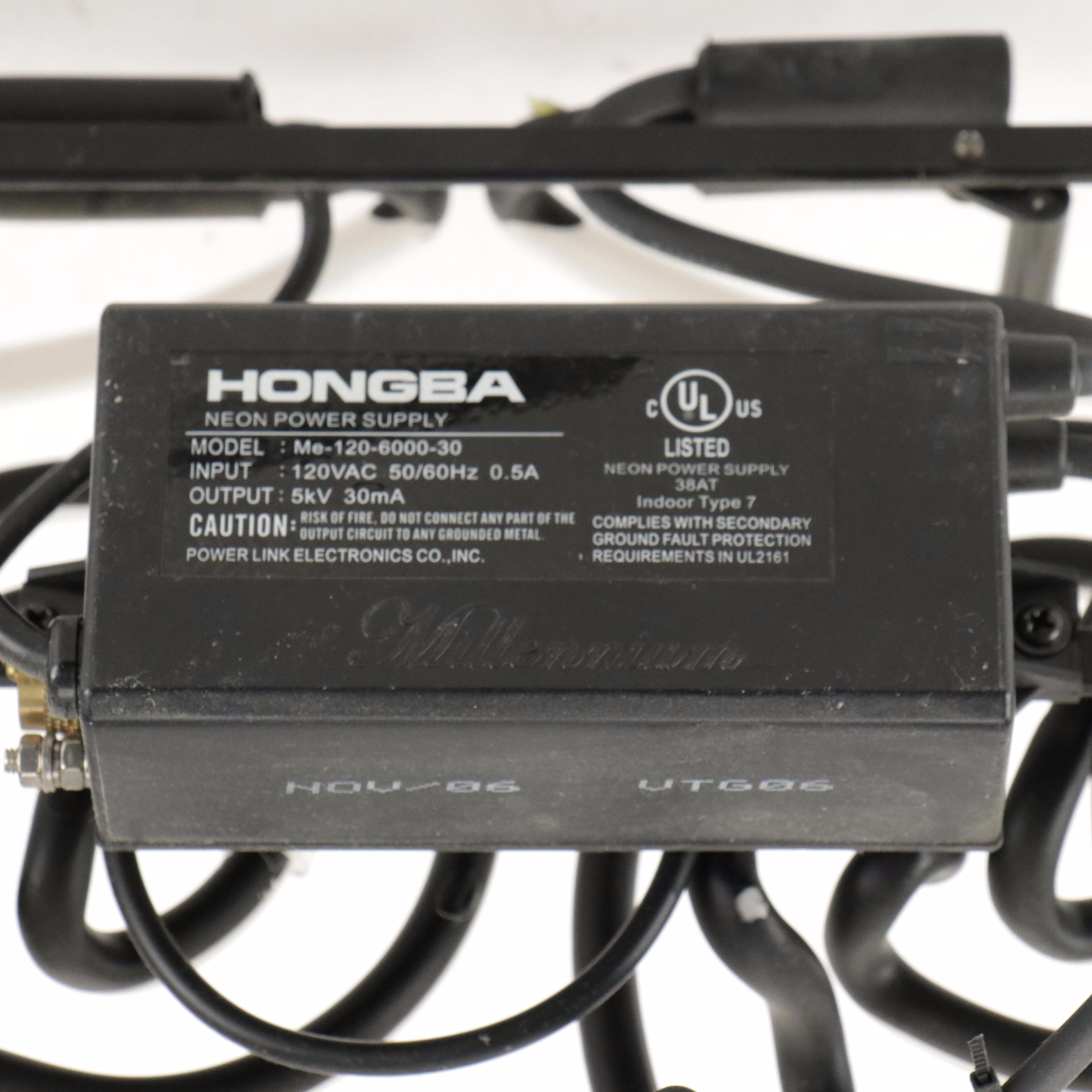 Neon "Historic Route 66" Illuminated Wall Sign