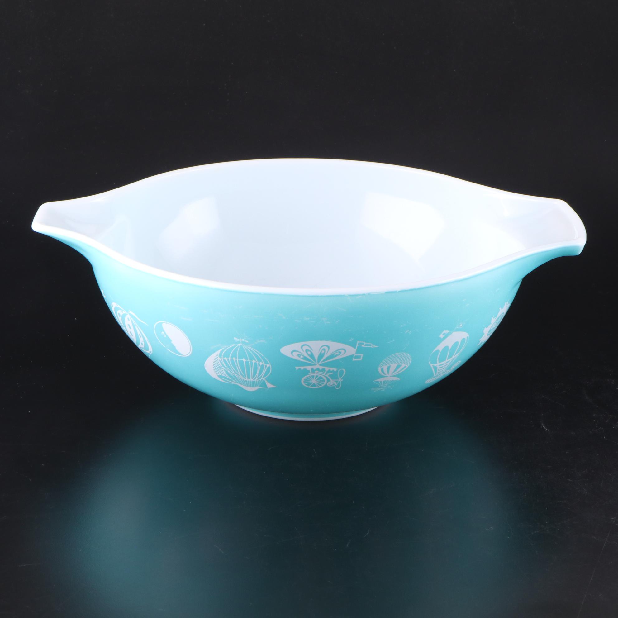 Pyrex Glass Cinderella Bowl with Wilton Jack-O-Lantern Metal Cake Mold and More