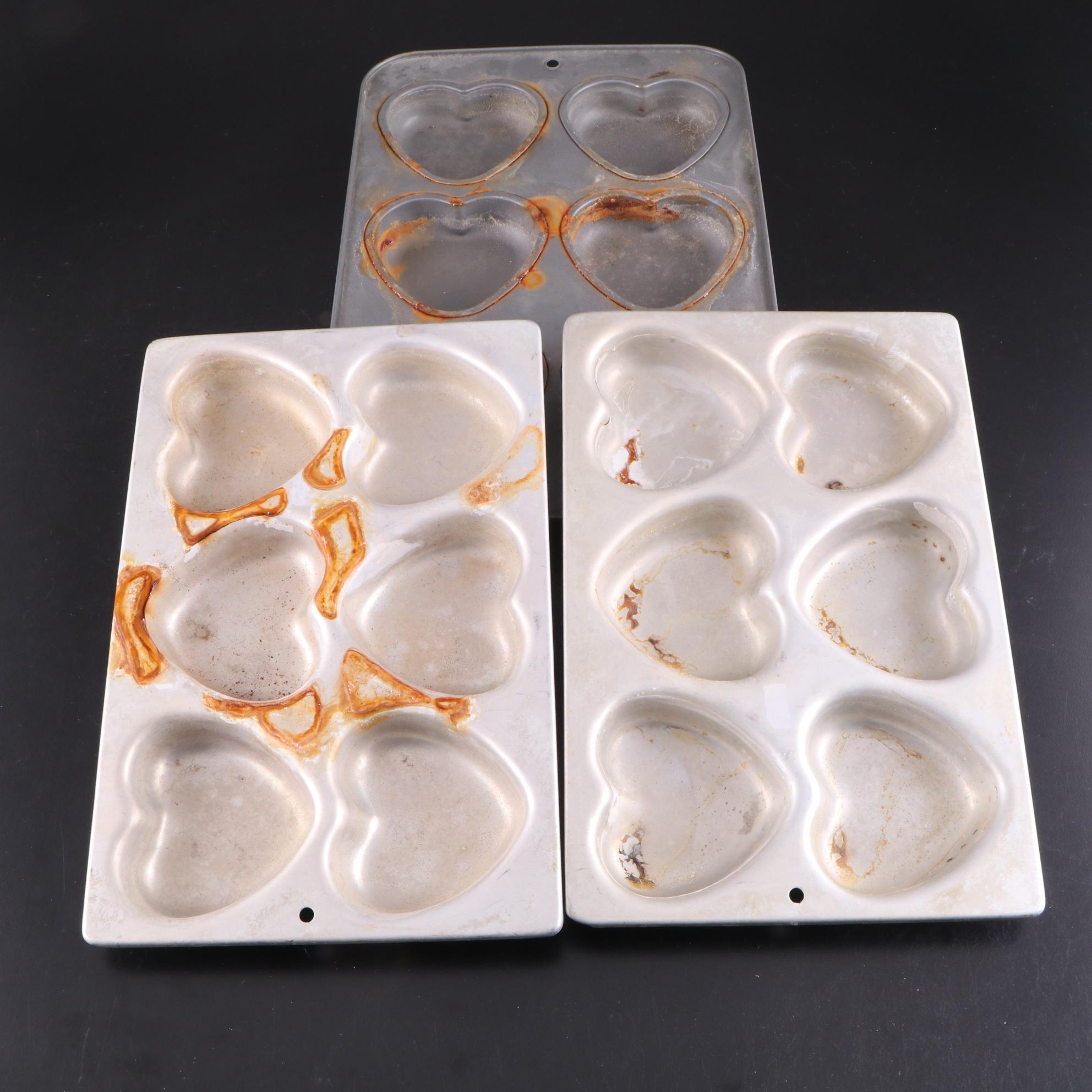 Pyrex Glass Cinderella Bowl with Wilton Jack-O-Lantern Metal Cake Mold and More