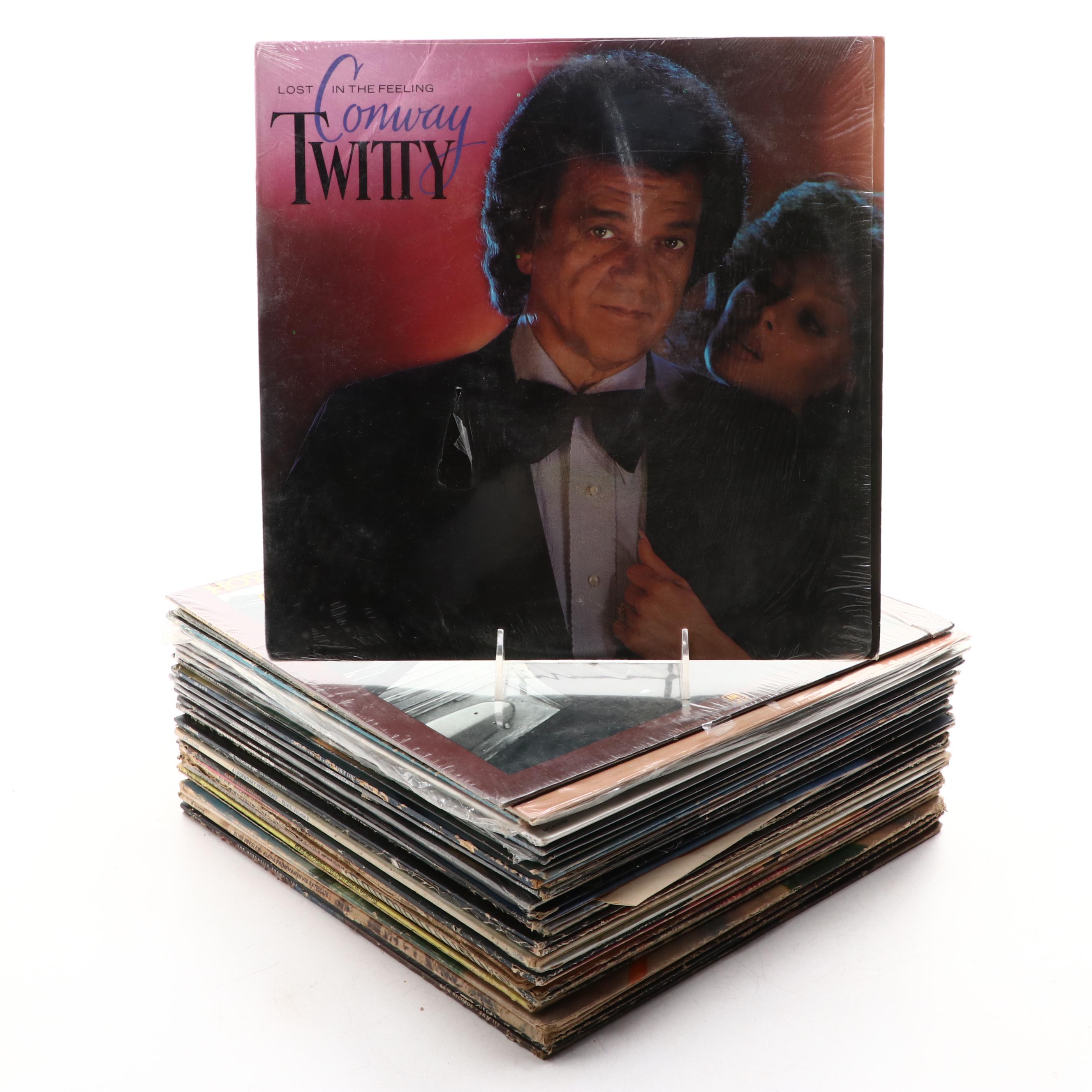 Conway Twitty, Olivia Newton John, Kenny Rogers, and More Vinyl Record Albums