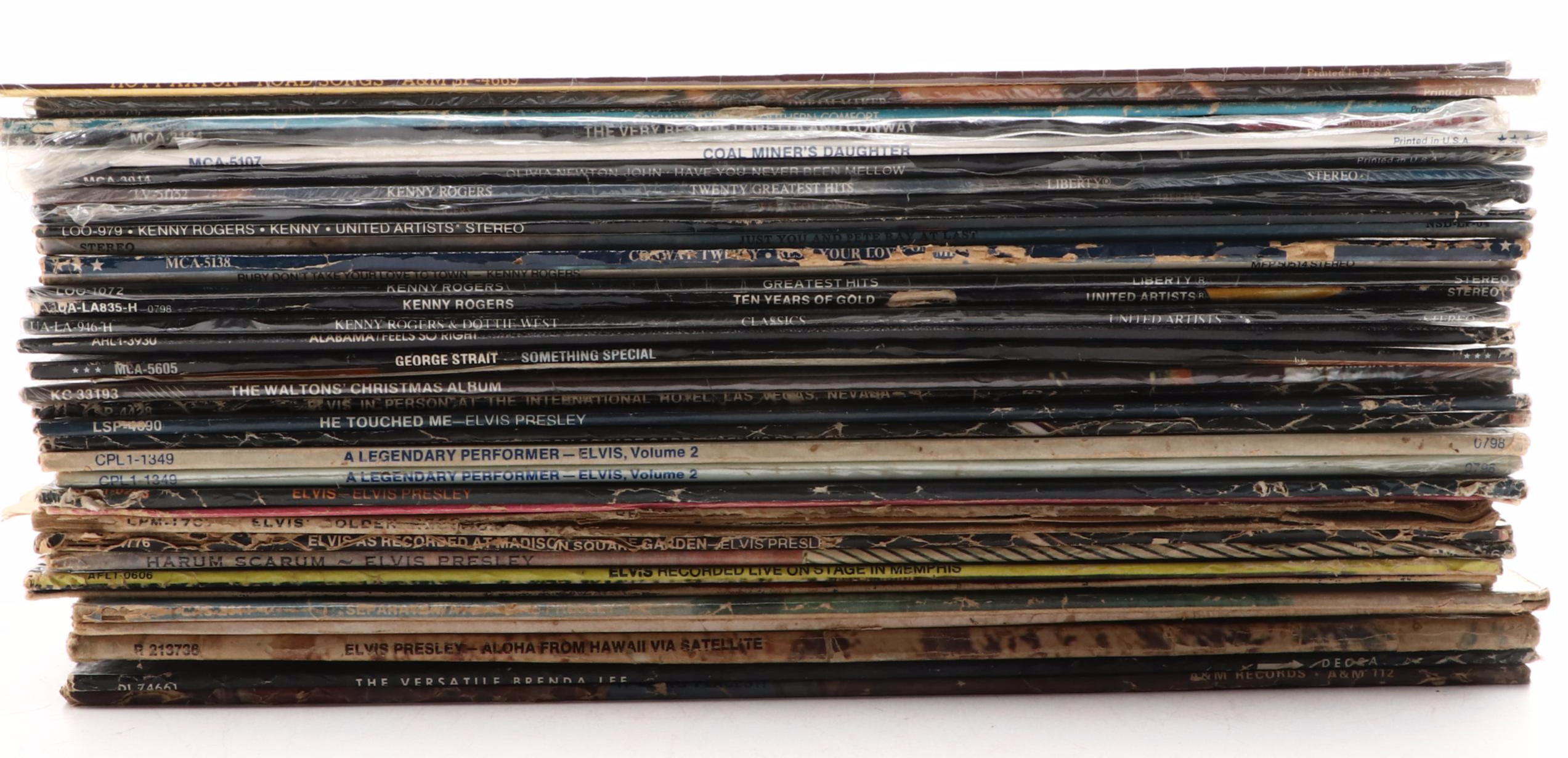 Conway Twitty, Olivia Newton John, Kenny Rogers, and More Vinyl Record Albums