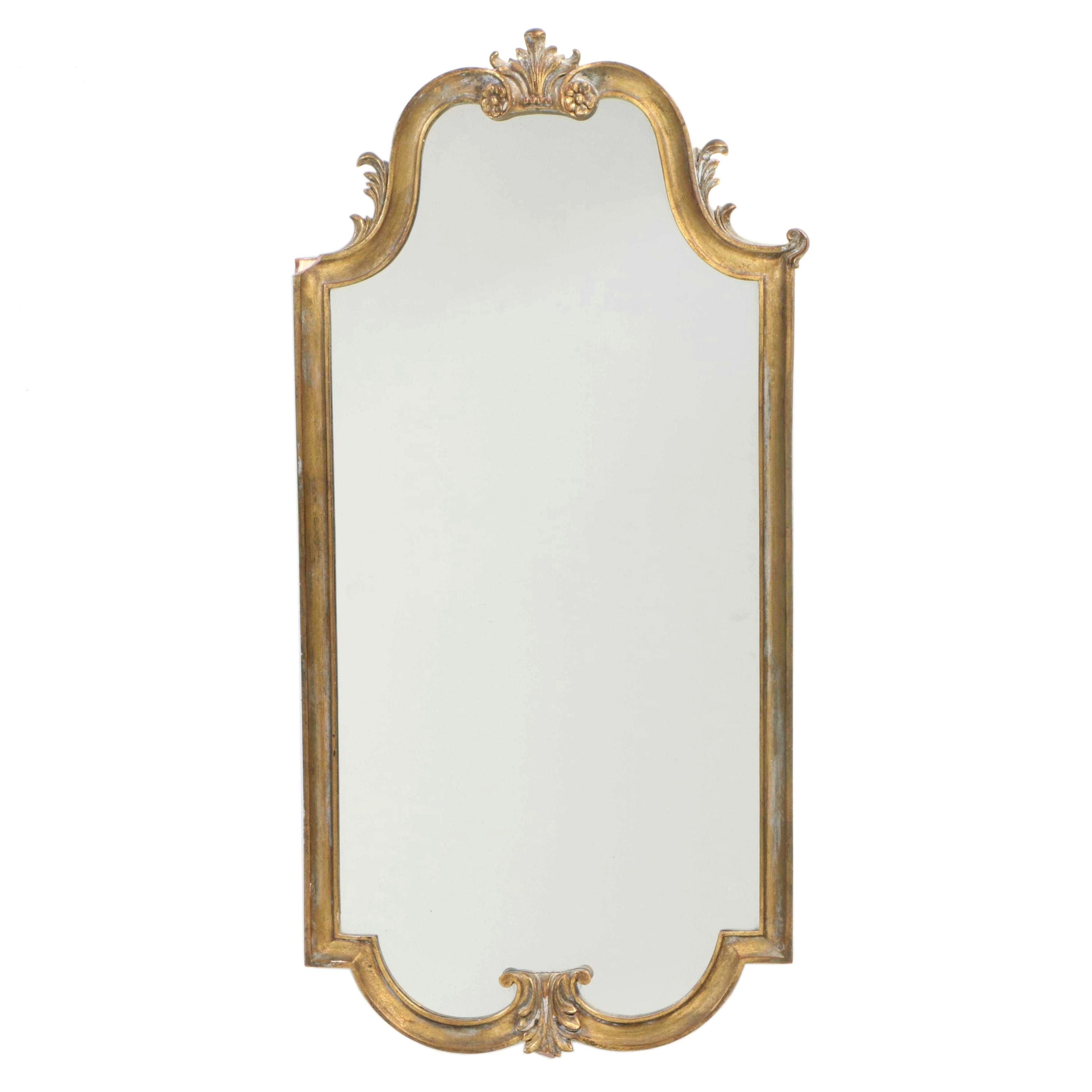 Palladio Hollywood Regency Style Gilt Framed Wall Mirror, 1967