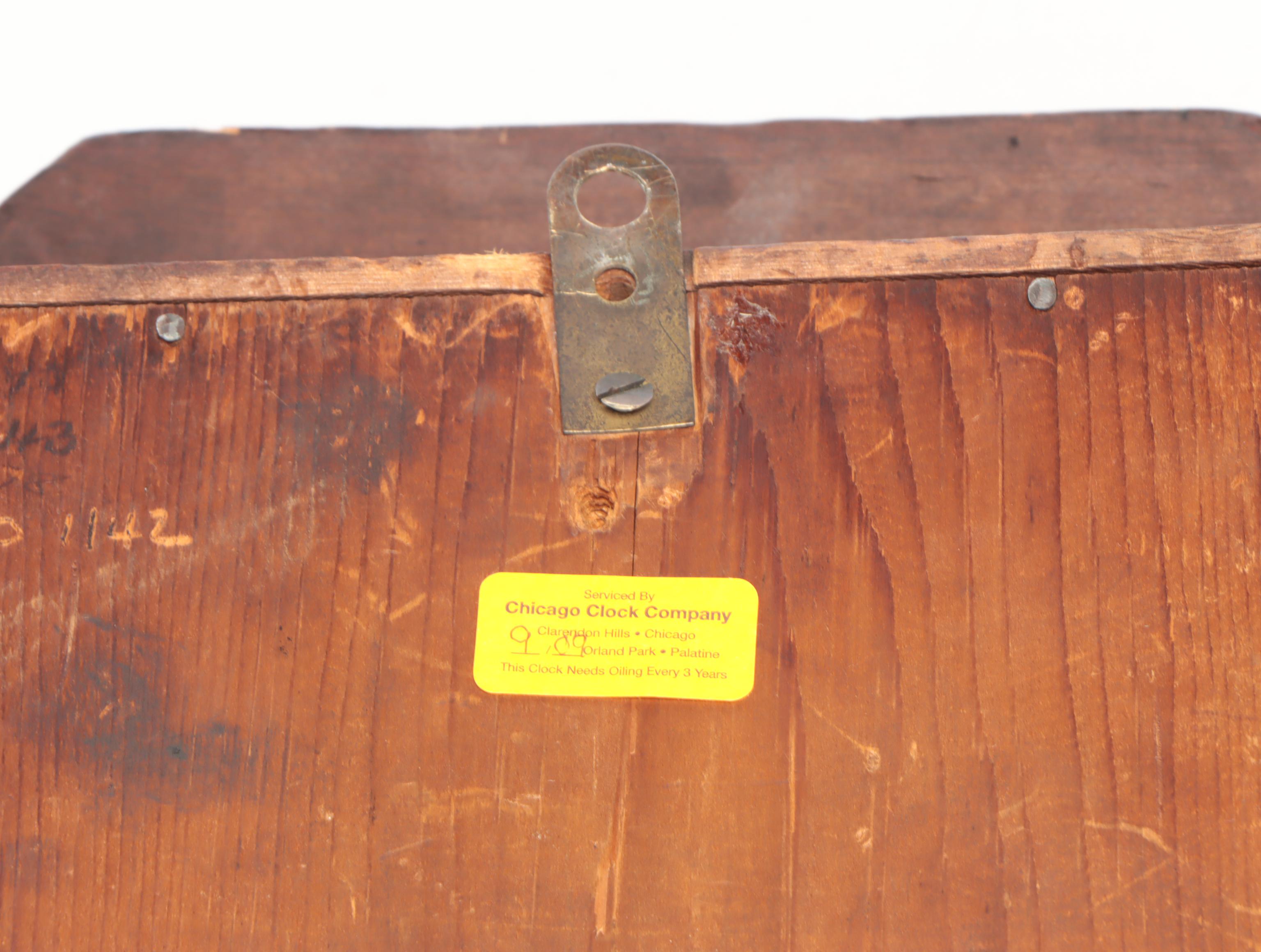 Ansonia "Office Regulator" Walnut Wall Clock