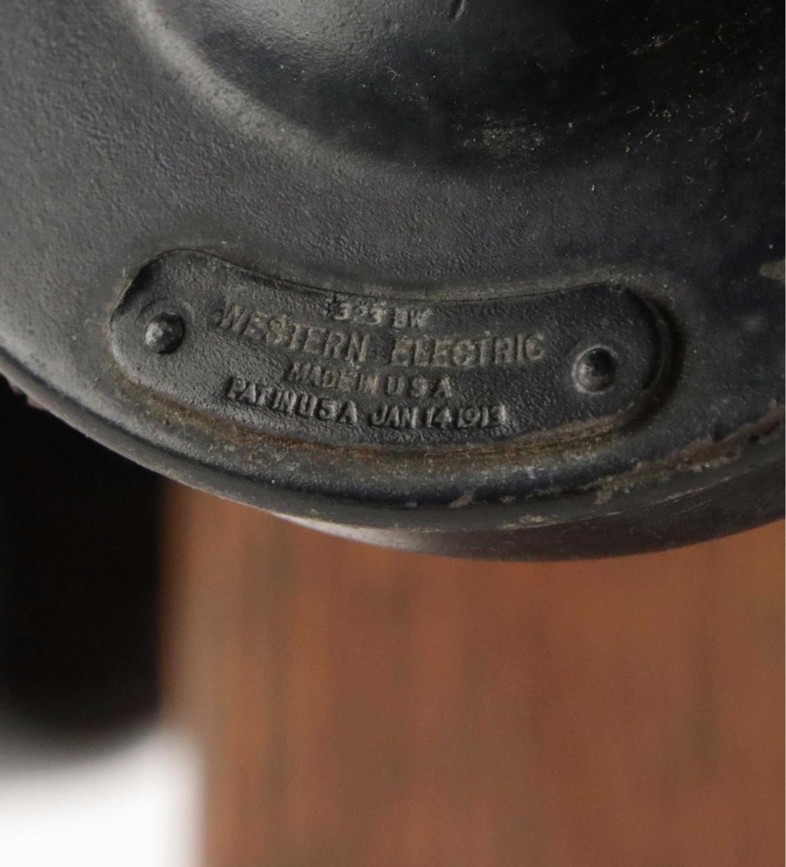 Western Electric 323W Oak Hand-Crank Telephone, 1913