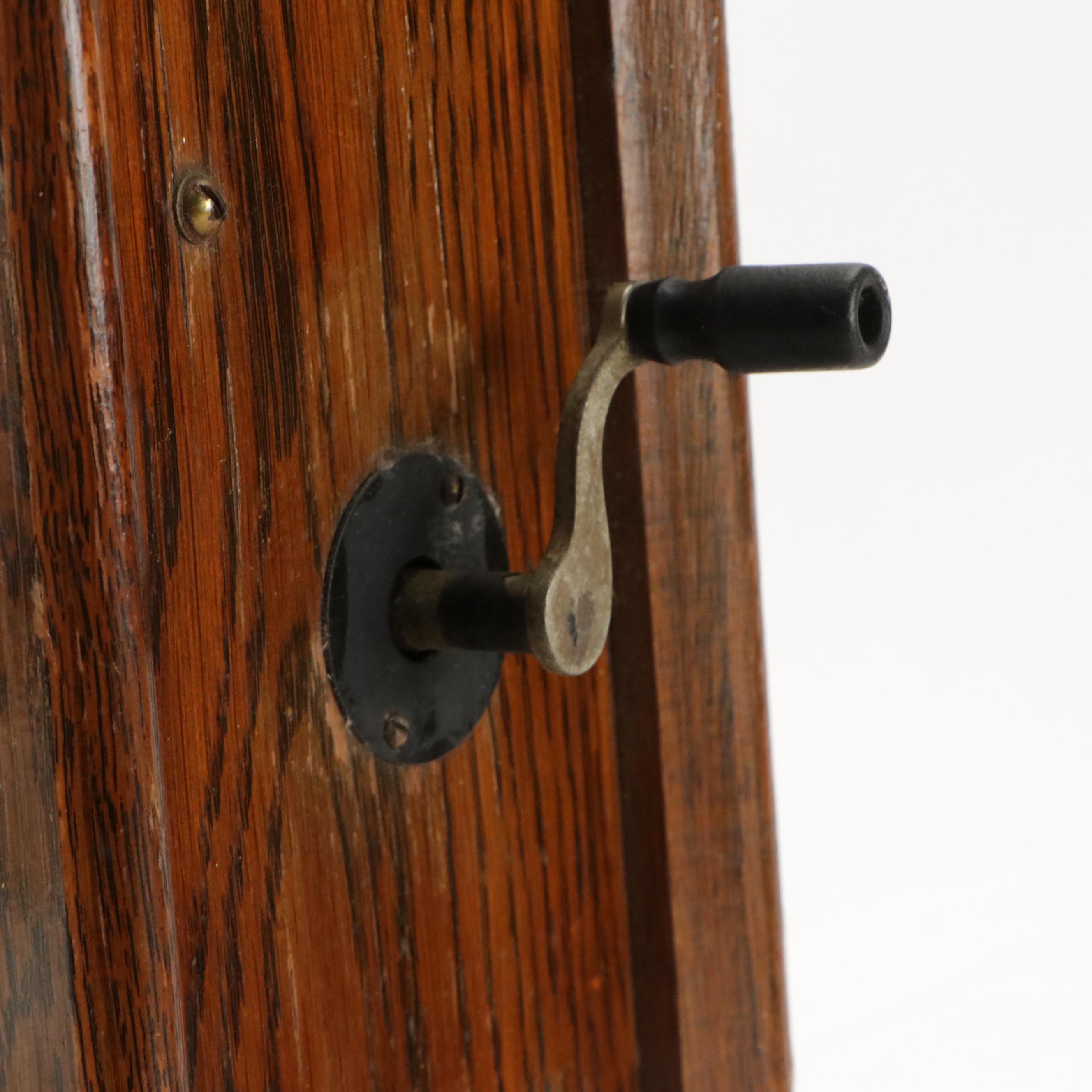 Western Electric 323W Oak Hand-Crank Telephone, 1913