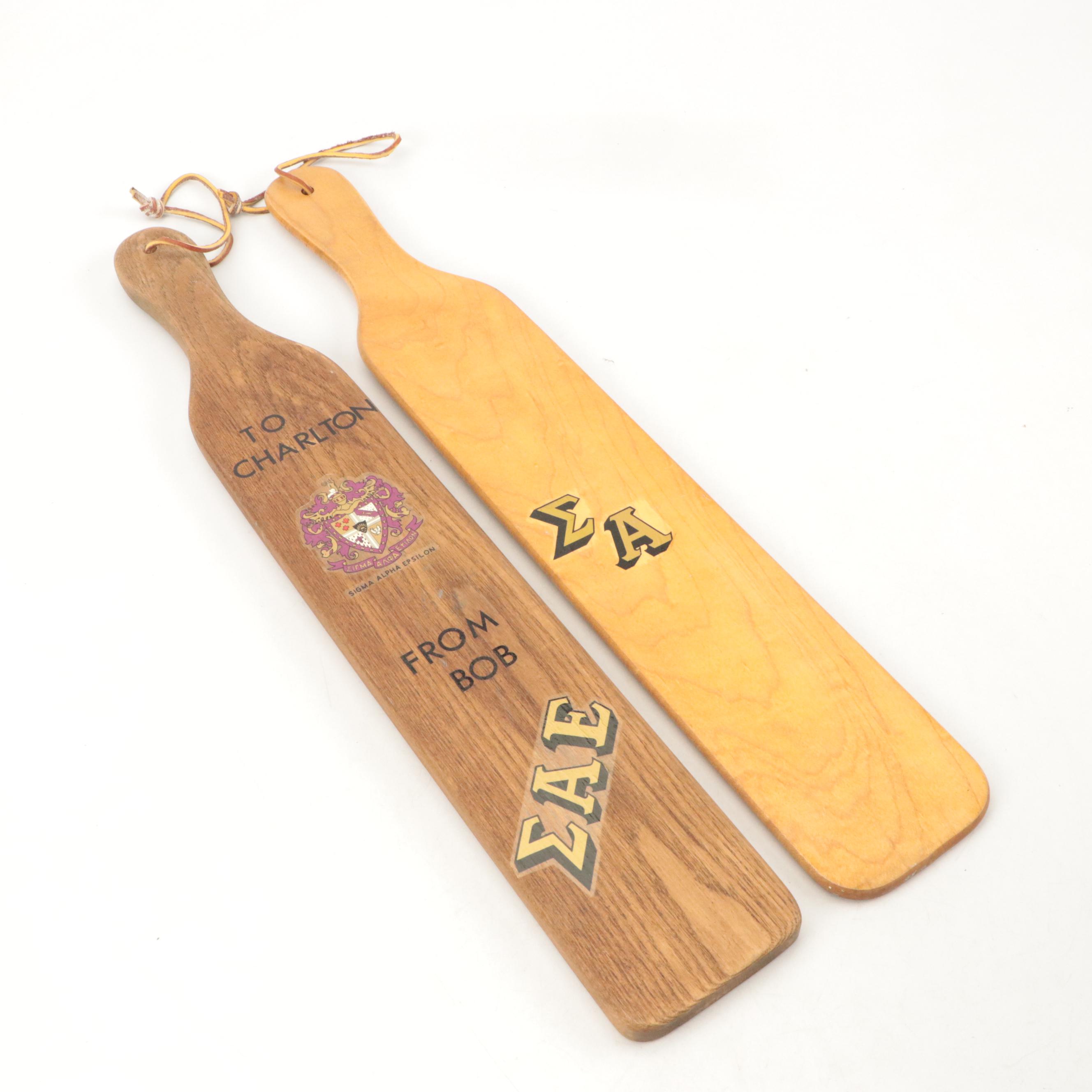 Dancing and Sales Achievement Trophies, Fraternity Paddles, Figures, Ashtray