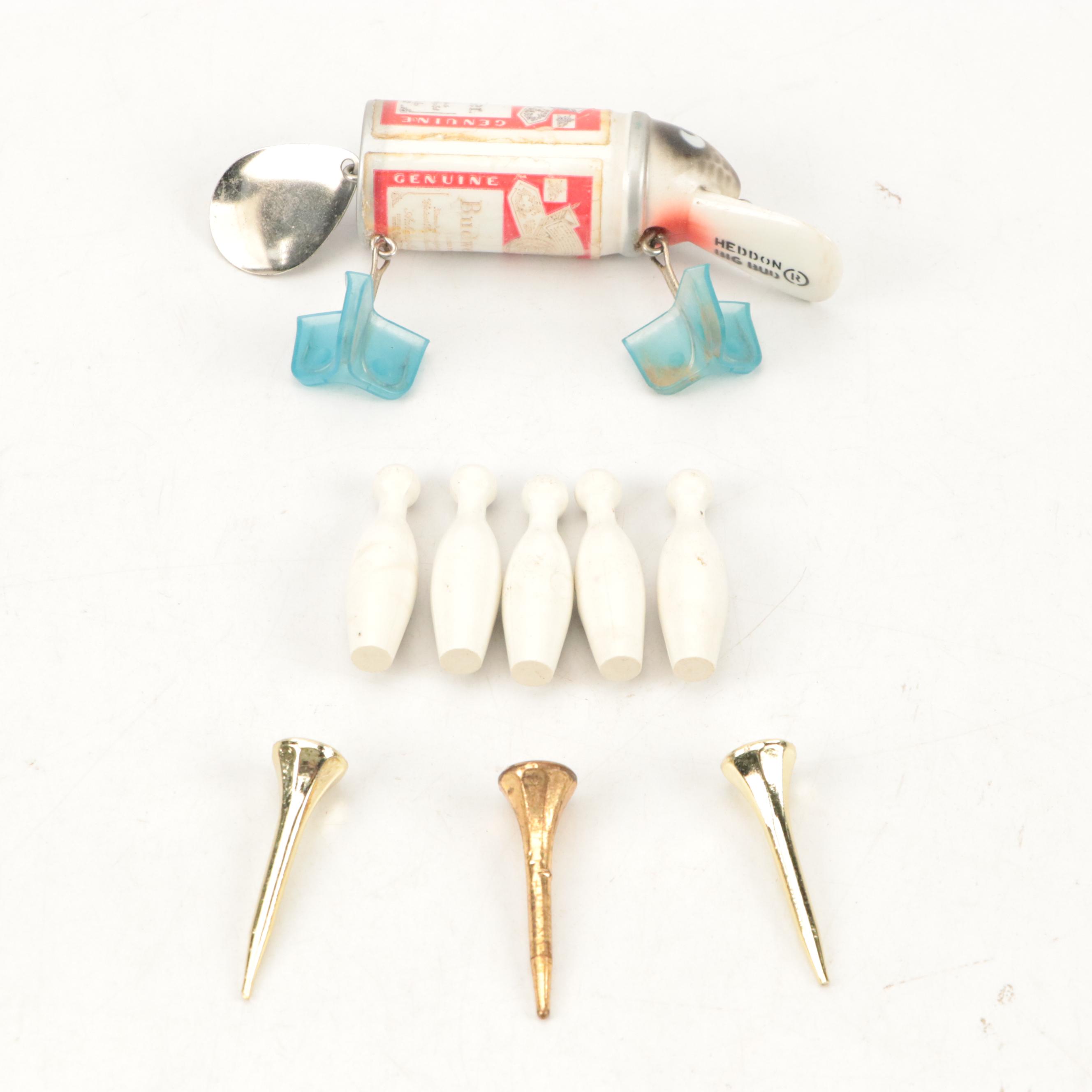 Dancing and Sales Achievement Trophies, Fraternity Paddles, Figures, Ashtray