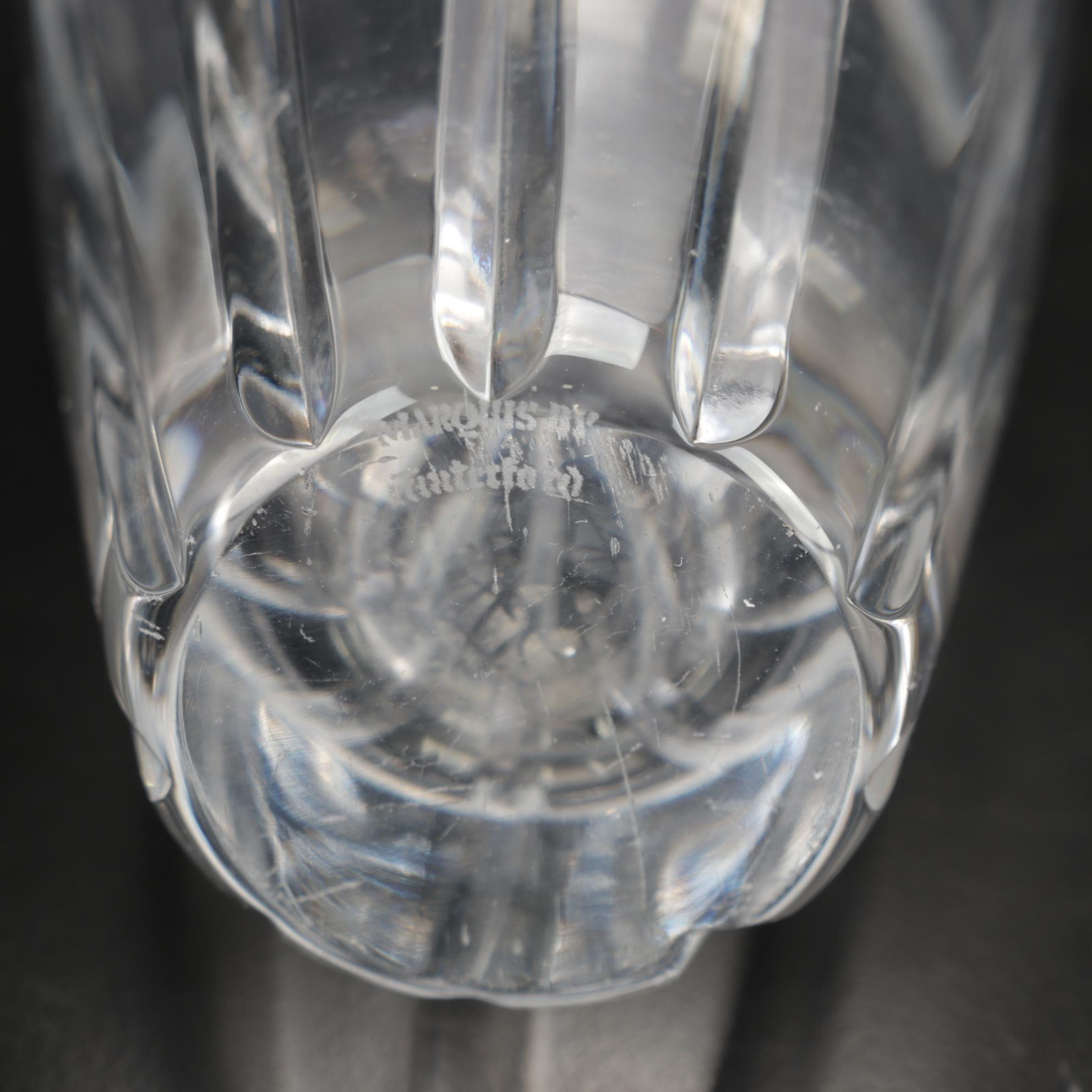 Waterford Crystal Vases with Marquis by Waterford Bud Vase