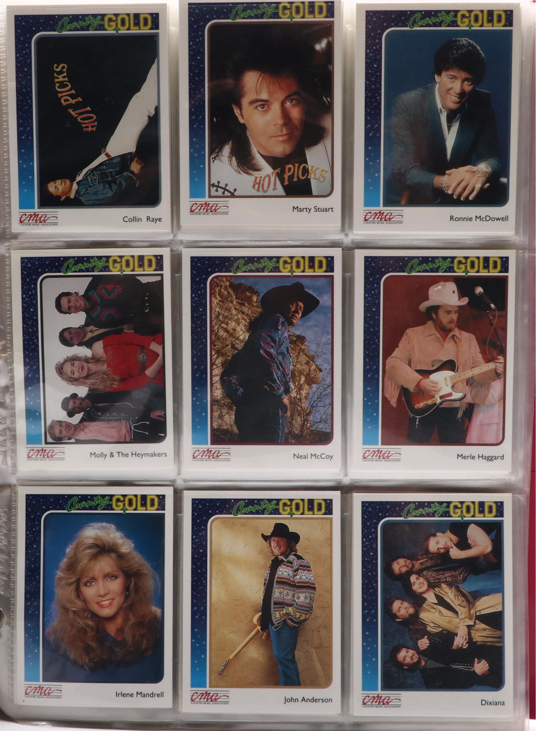 CMA Hot Picks Trading Cards in Binder and More