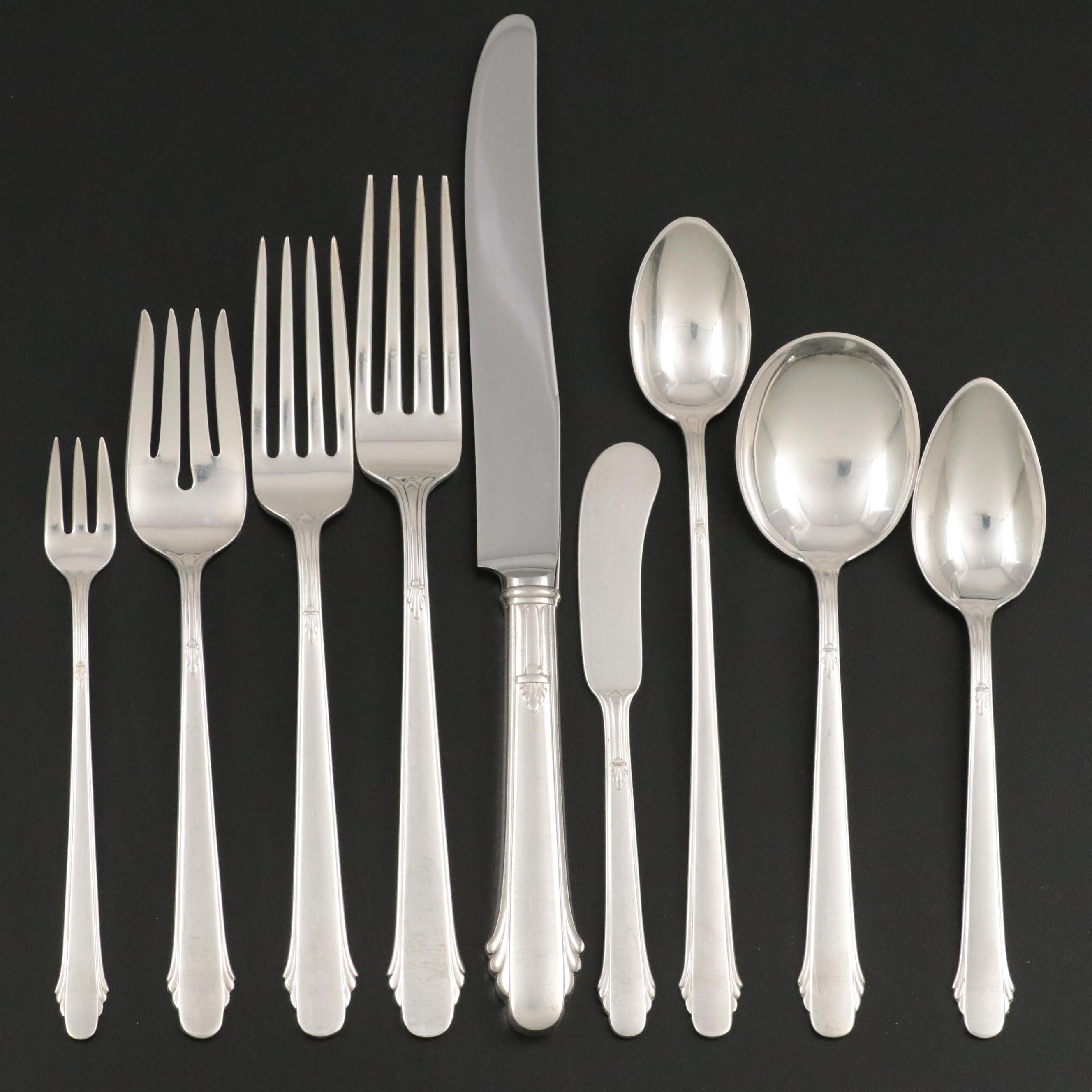 Gorham "Hunt Club" Sterling Silver Flatware, Early to Mid-20th Century