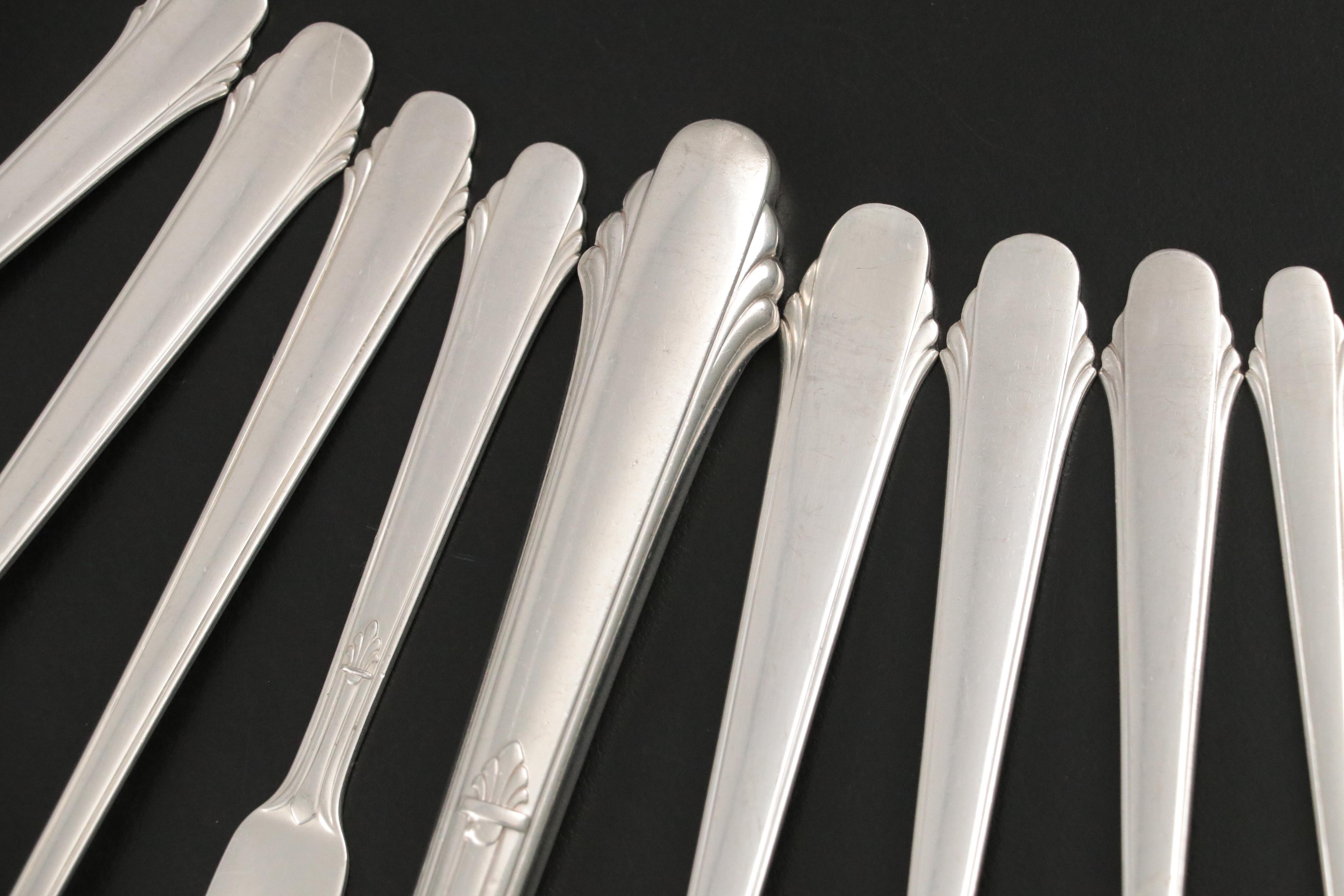 Gorham "Hunt Club" Sterling Silver Flatware, Early to Mid-20th Century