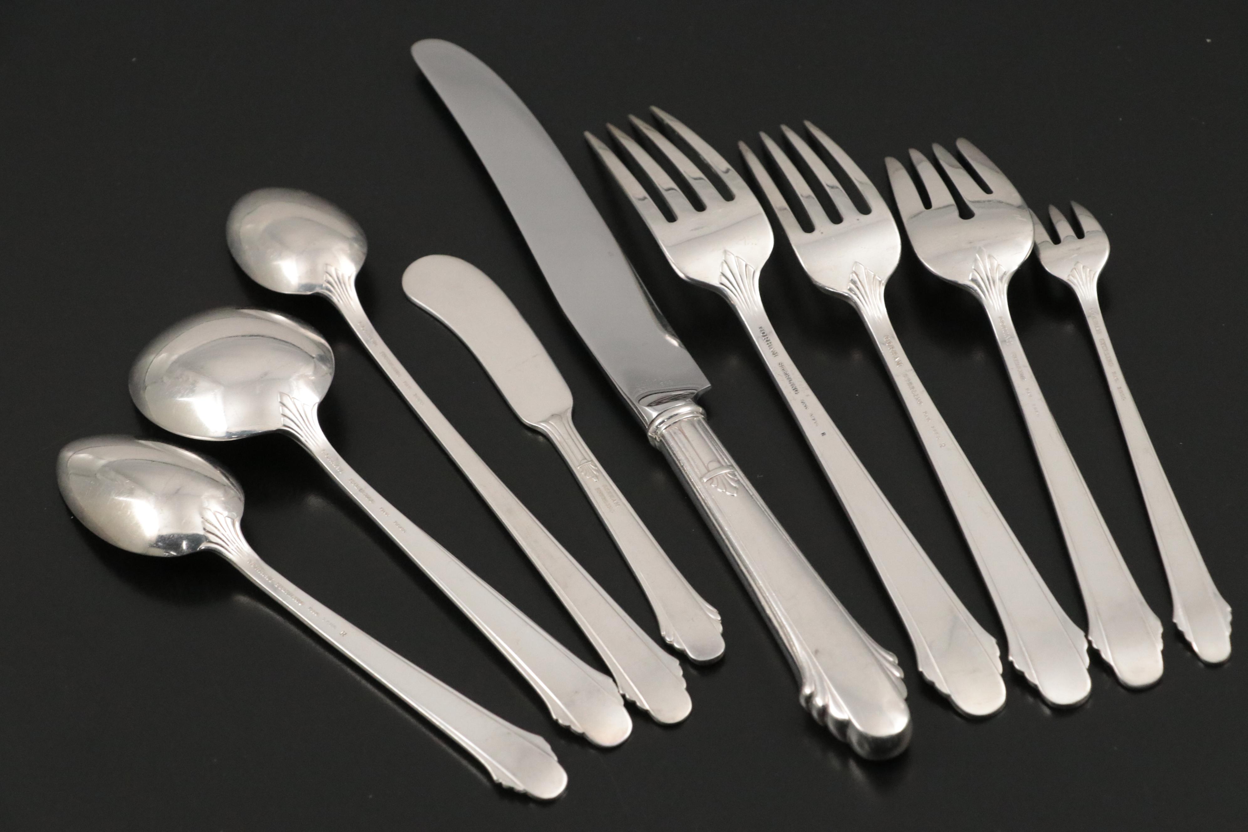Gorham "Hunt Club" Sterling Silver Flatware, Early to Mid-20th Century