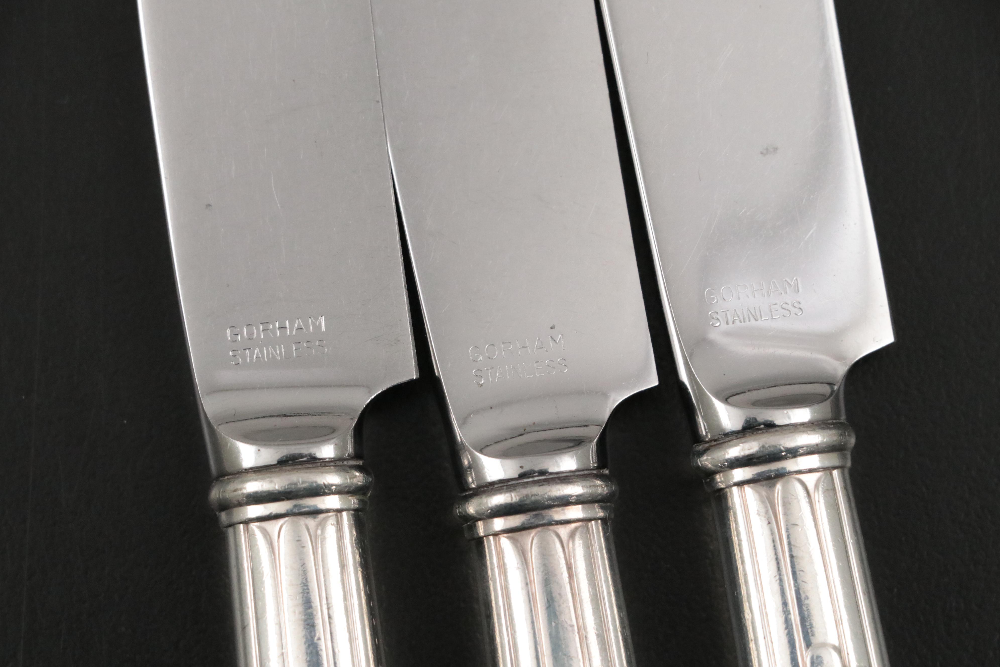 Gorham "Hunt Club" Sterling Silver Flatware, Early to Mid-20th Century