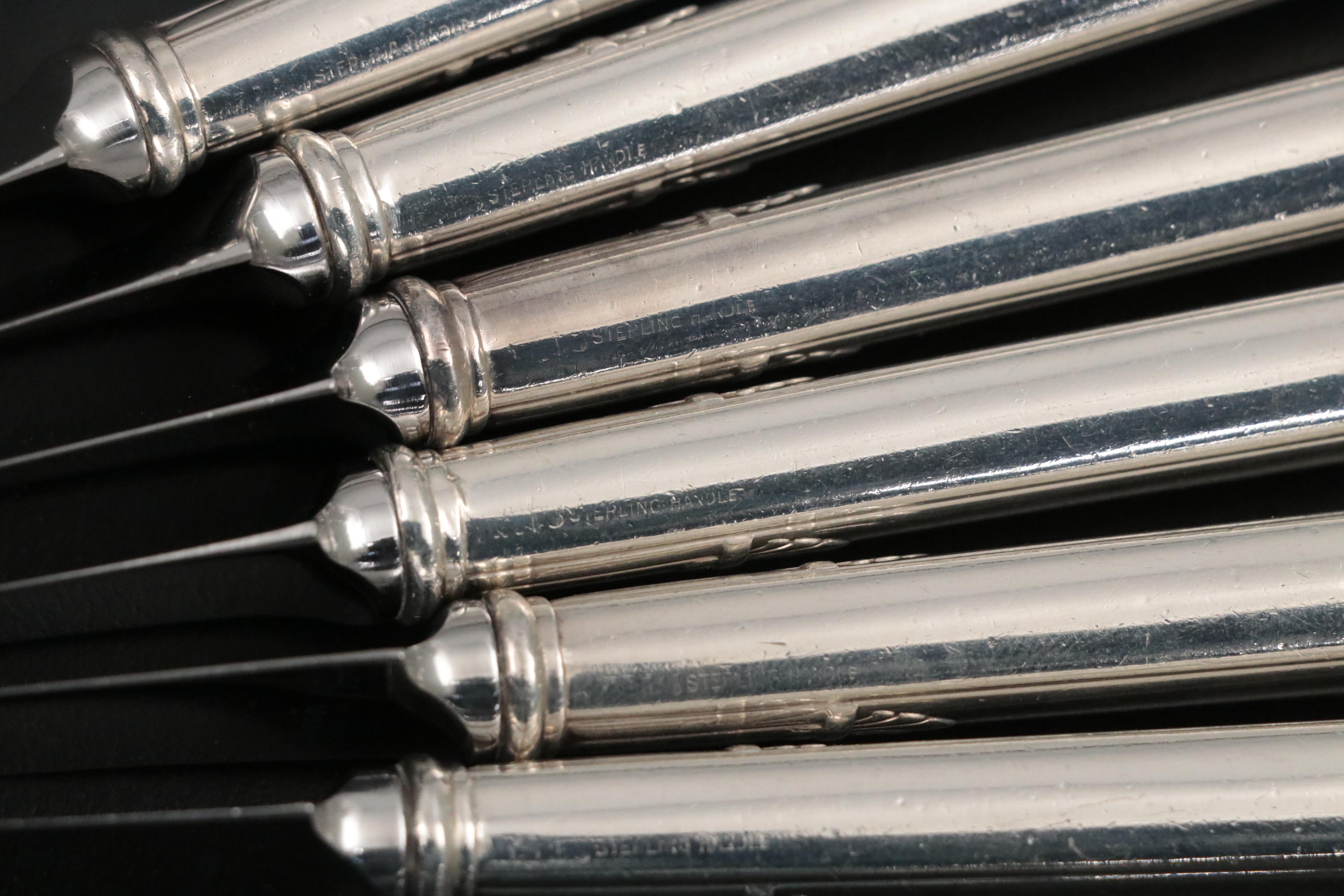 Gorham "Hunt Club" Sterling Silver Flatware, Early to Mid-20th Century