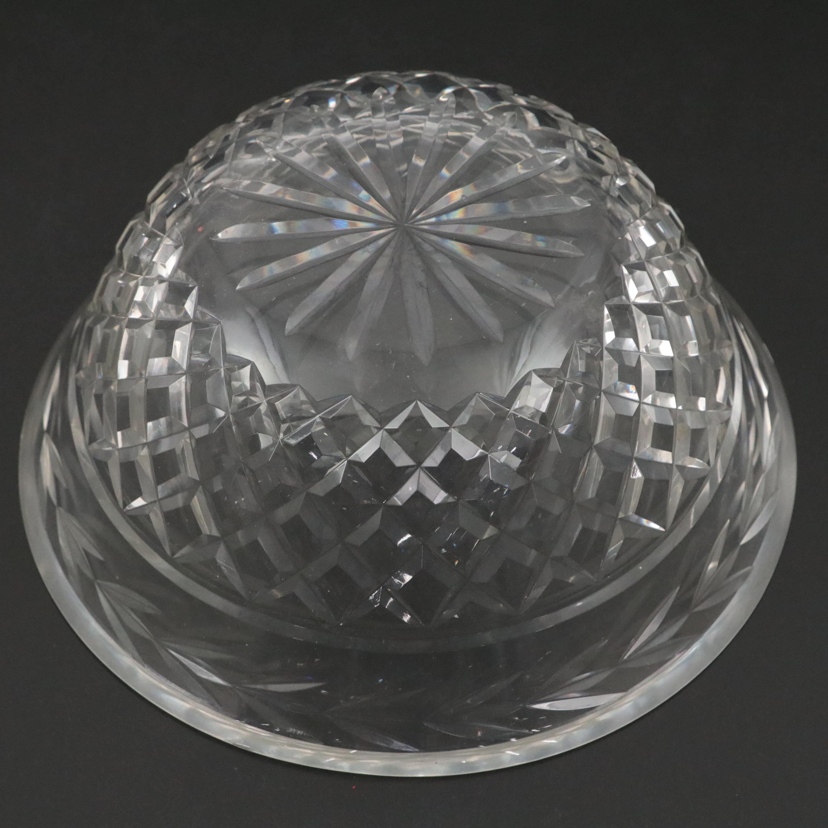 Waterford "Glandore" Crystal Round Bowl, Late 20th C.