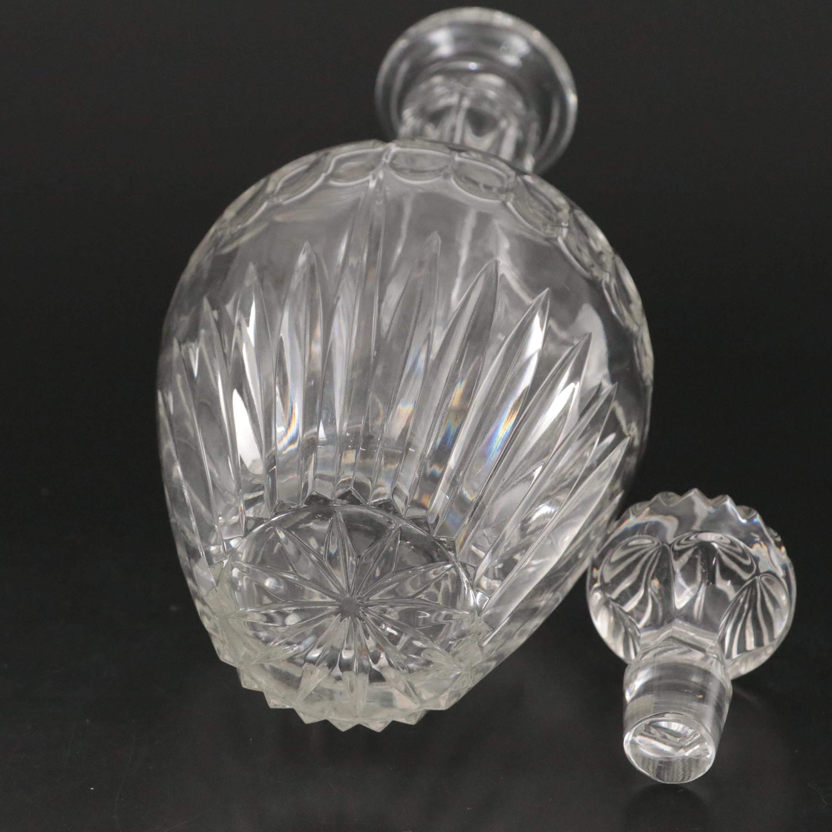 Princess House Crystal Decanter, Mid to Late 20th C.