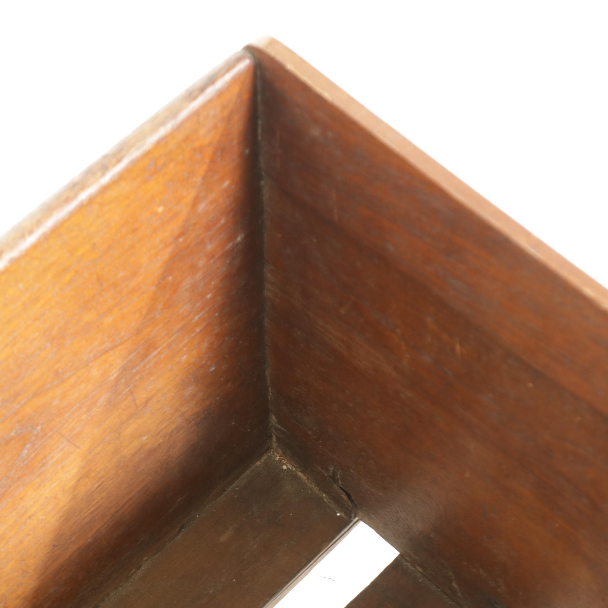 American Primitive Walnut Cradle, 19th Century