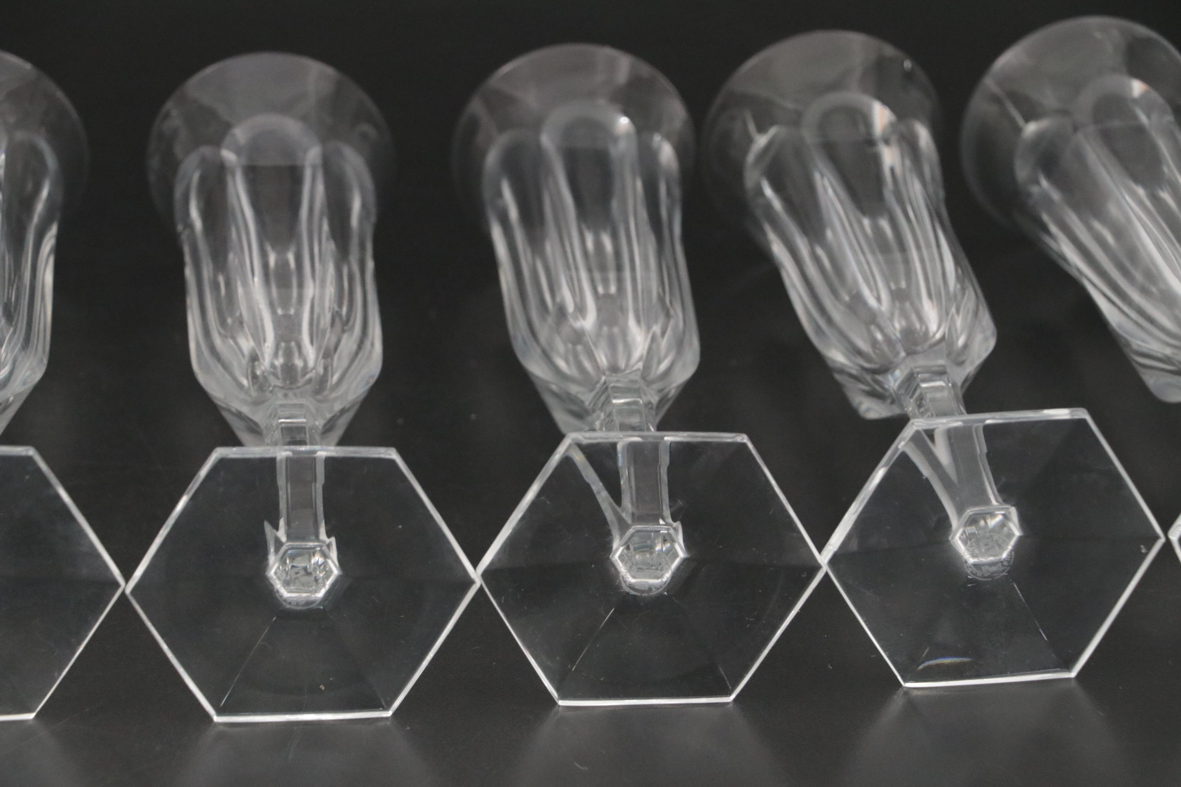 Baccarat "Malmaison" Crystal Champagne Flutes