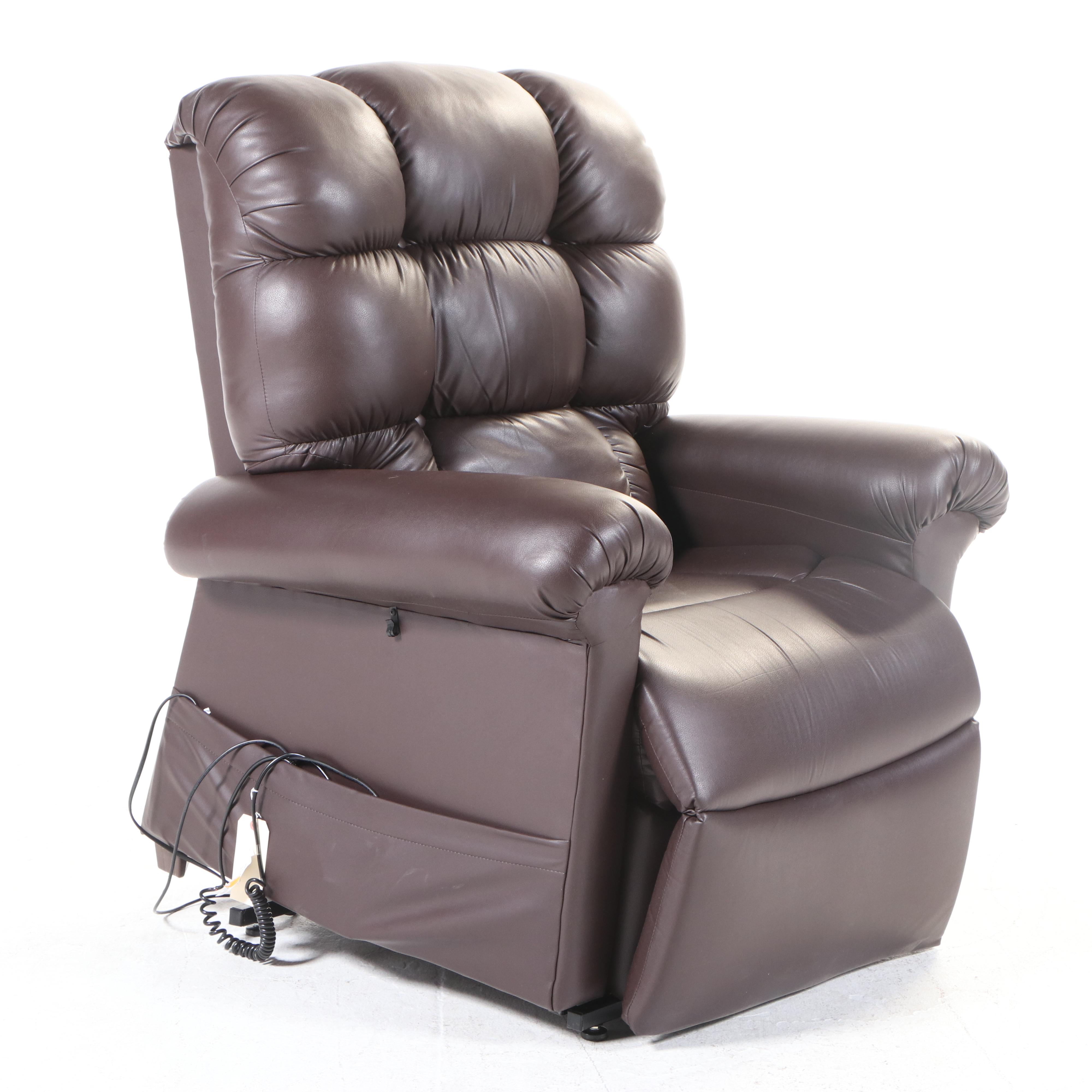 Golden Technologies Brown Faux Leather Recliner | EBTH