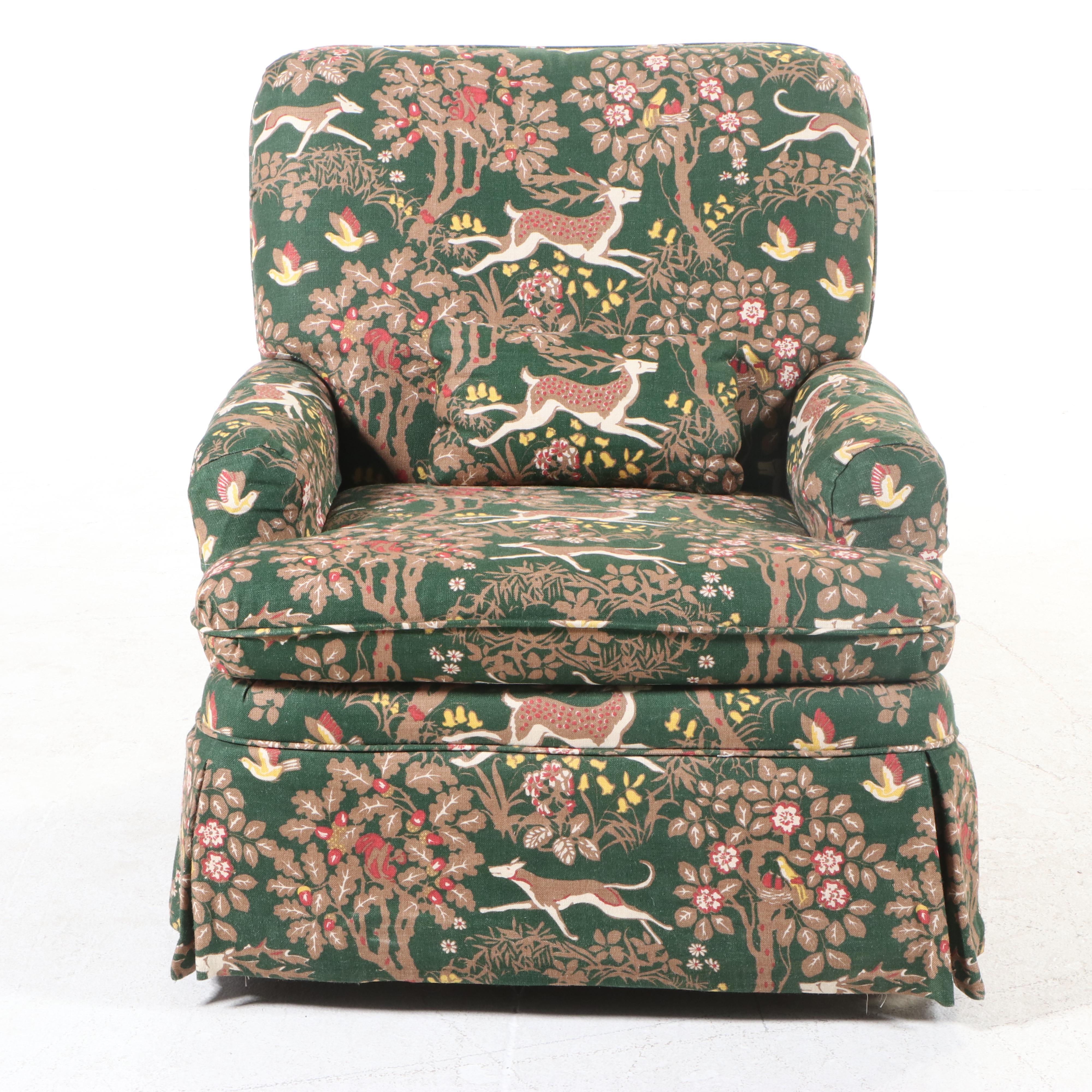 BarcaLounger Custom-Upholstered English Roll-Arm Recliner