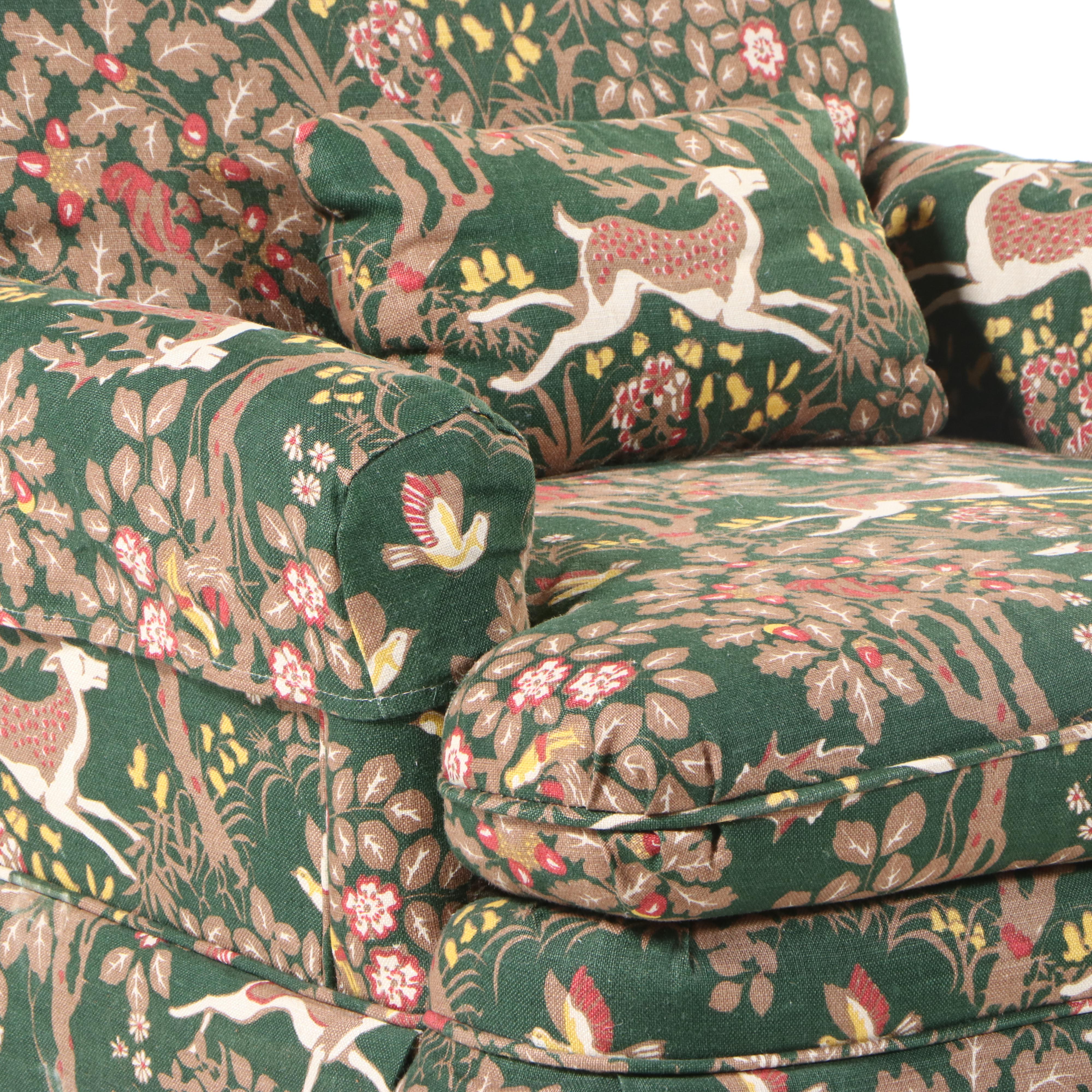 BarcaLounger Custom-Upholstered English Roll-Arm Recliner