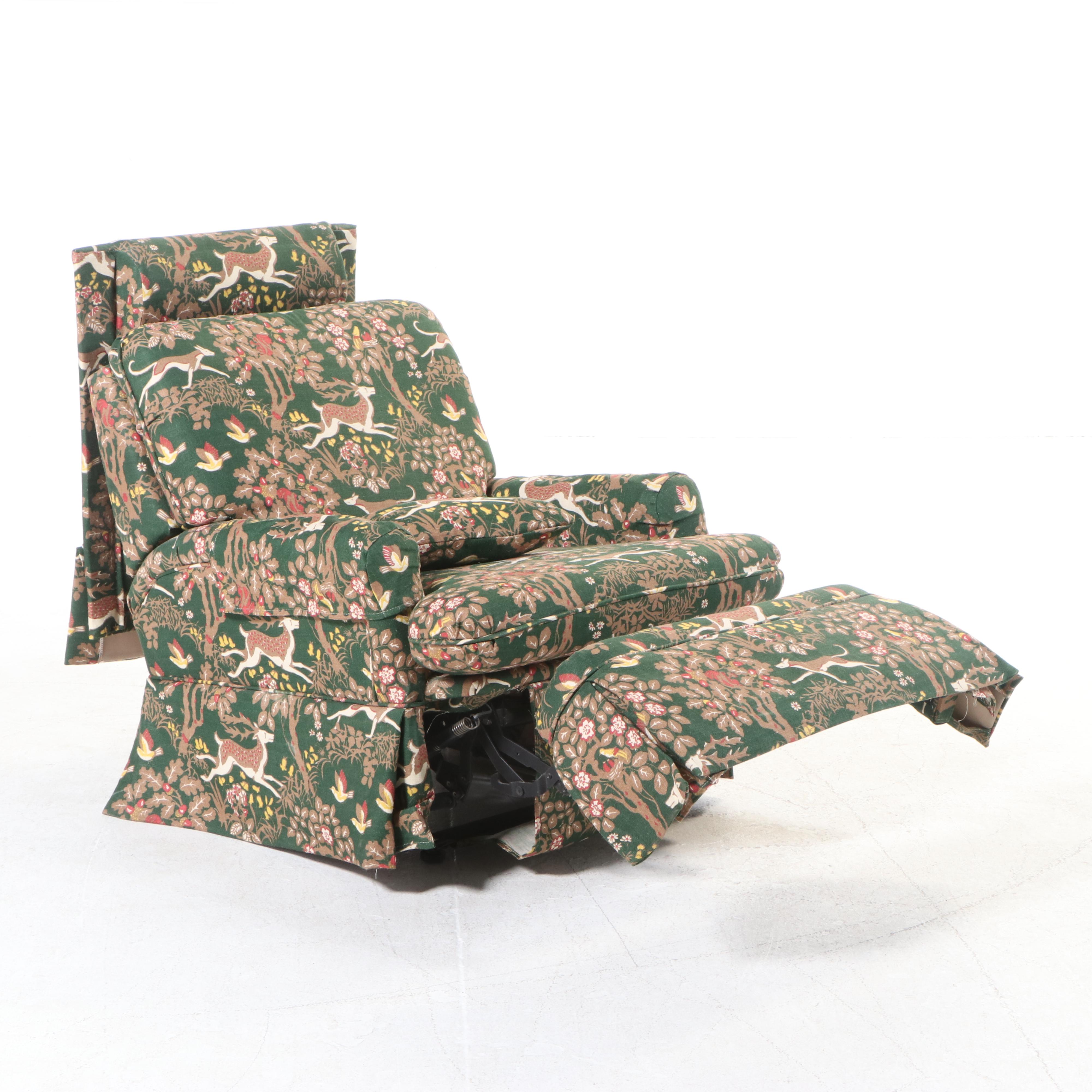 BarcaLounger Custom-Upholstered English Roll-Arm Recliner