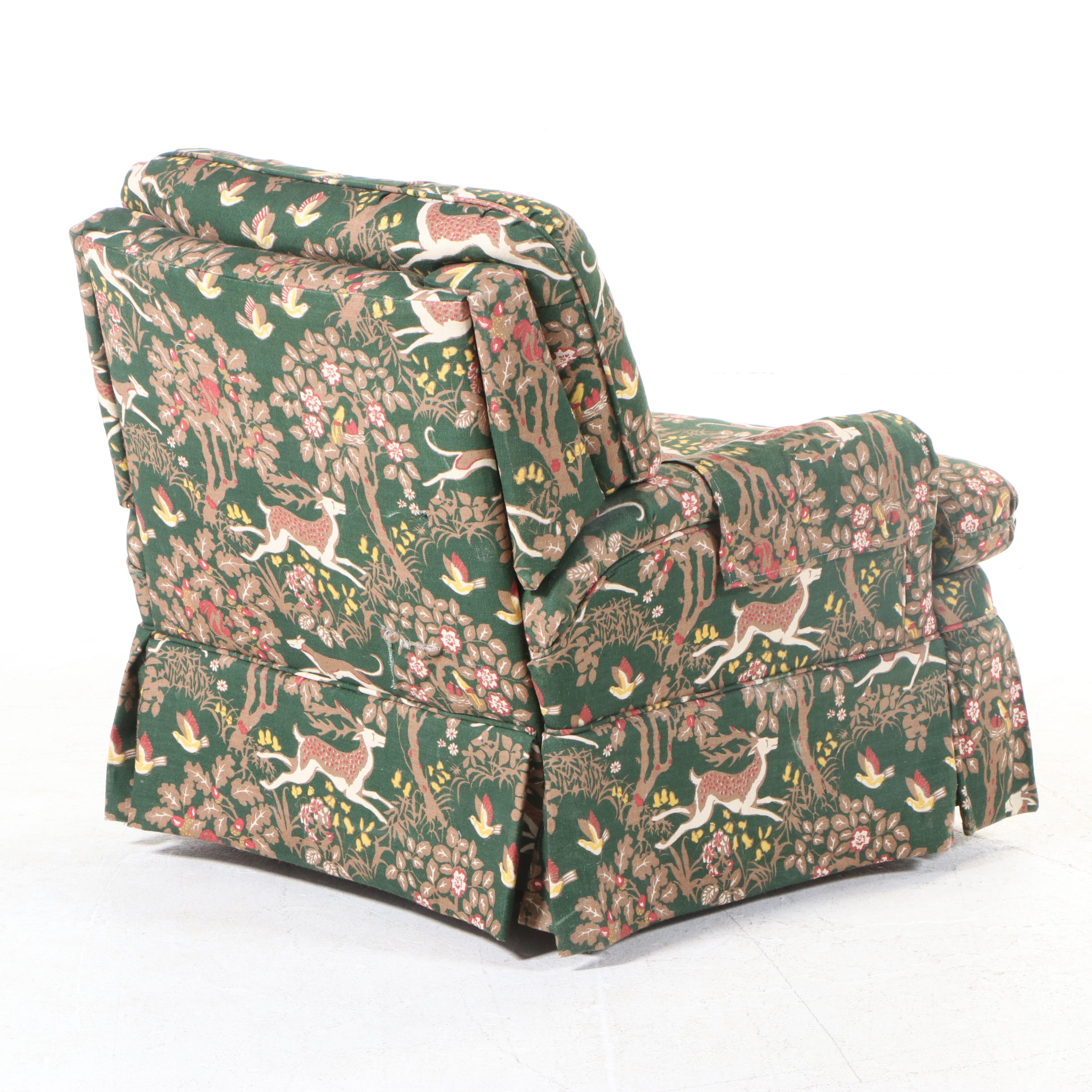 BarcaLounger Custom-Upholstered English Roll-Arm Recliner