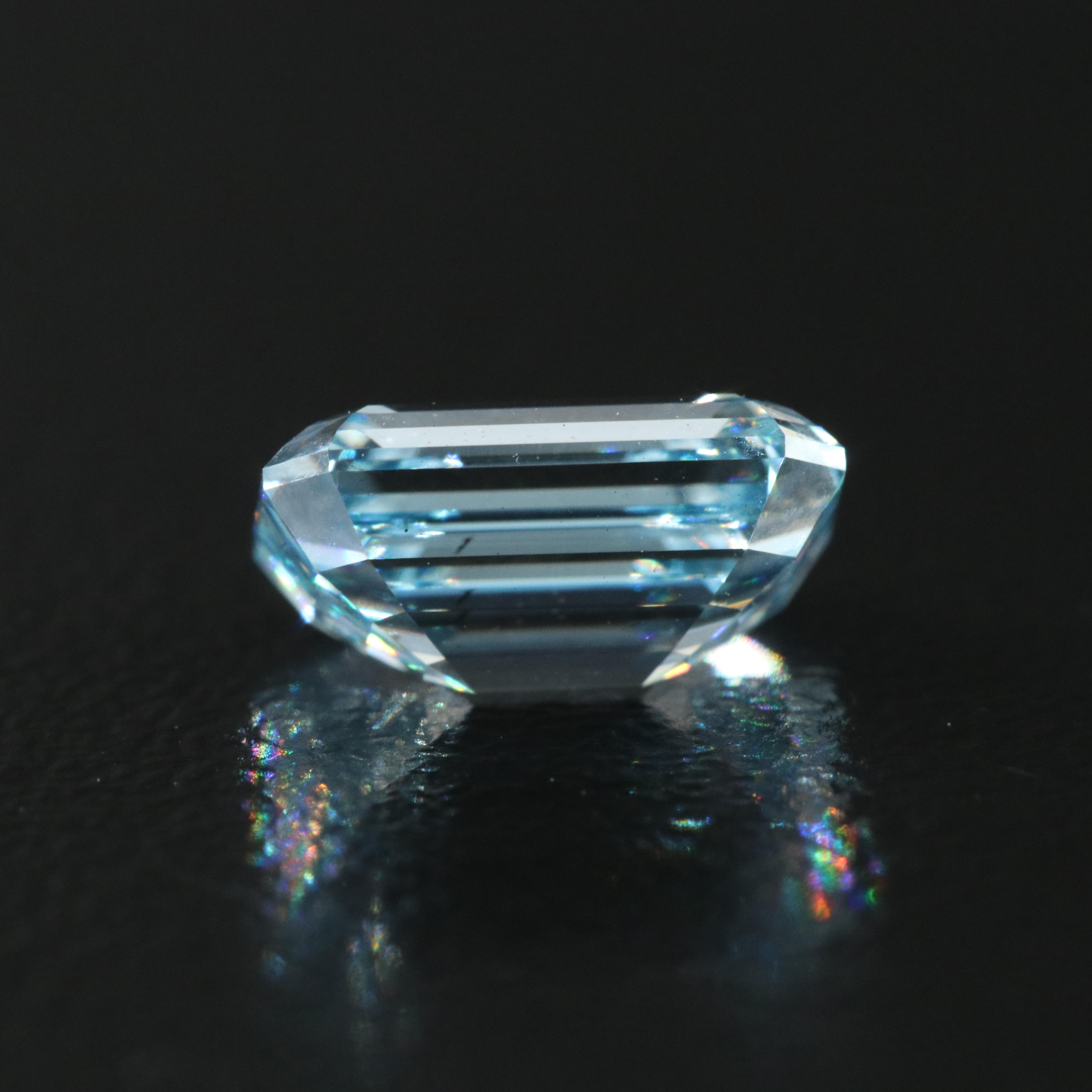 Loose 2.14 CT (Origin Undetermined) Fancy Blue Diamond