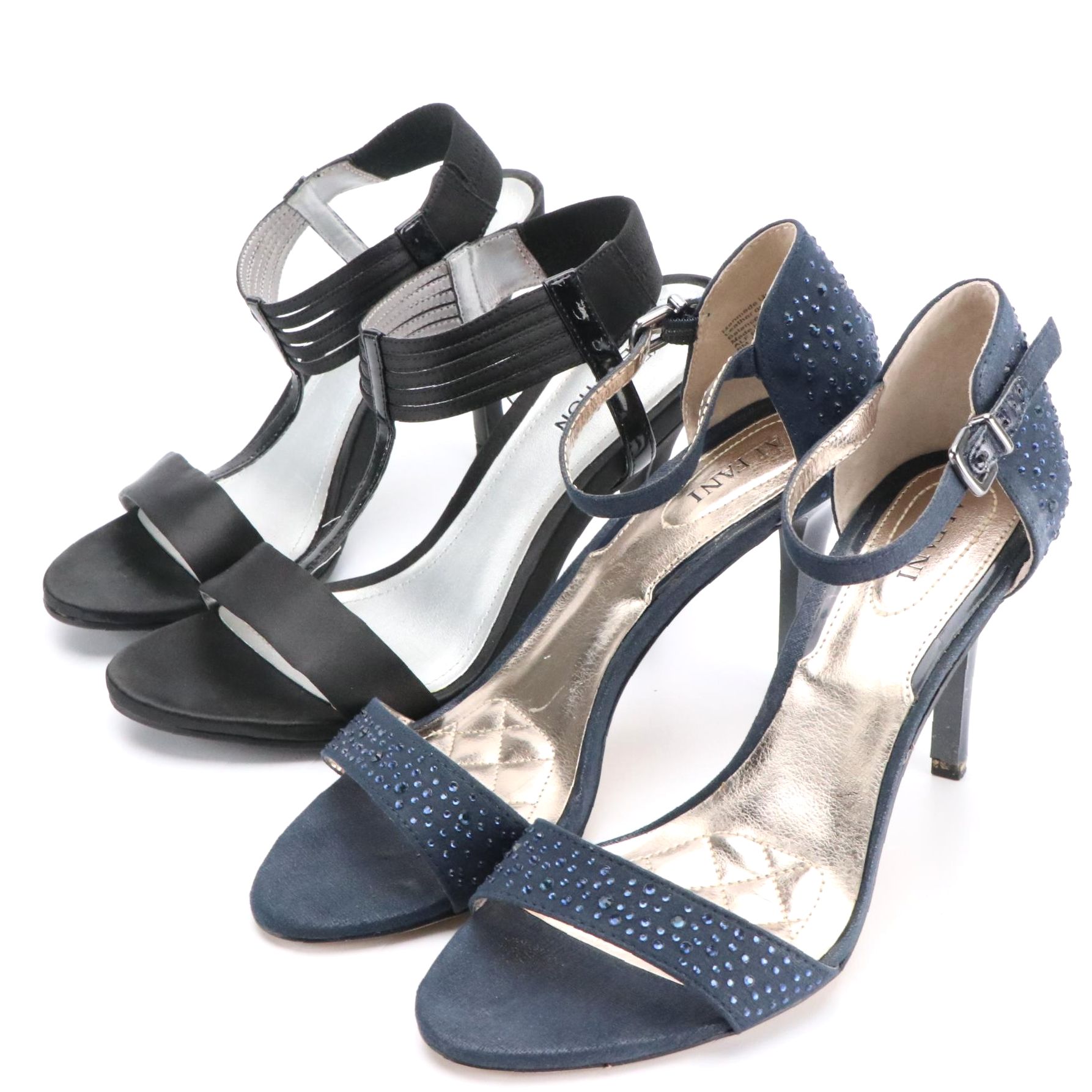 Alfani Embellished Ankle Strap Sandals and Kenneth Cole Reaction T-Strap Heels