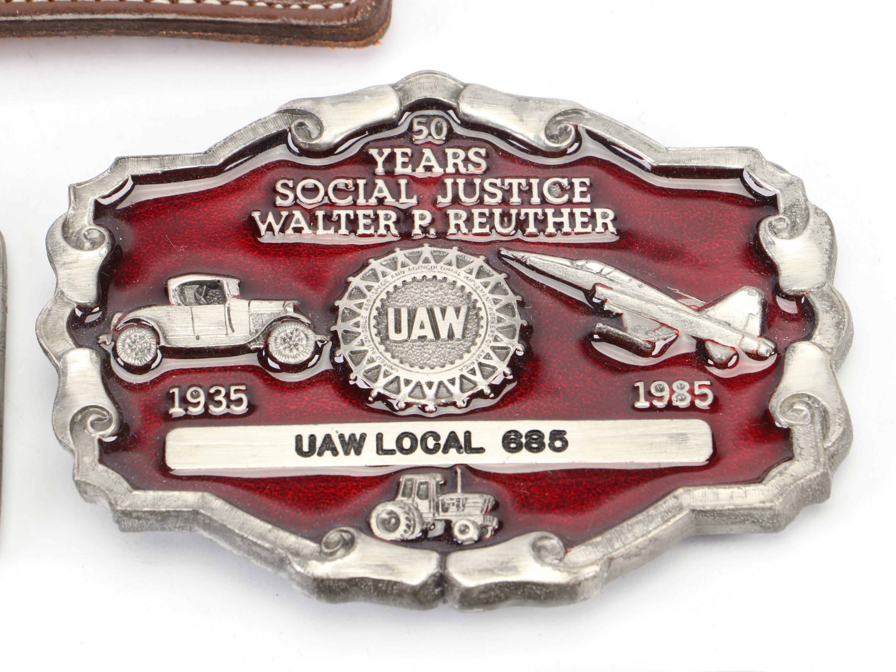 R & M Industries Enameled Belt Buckles with B & H Buckles Belt Buckle and More