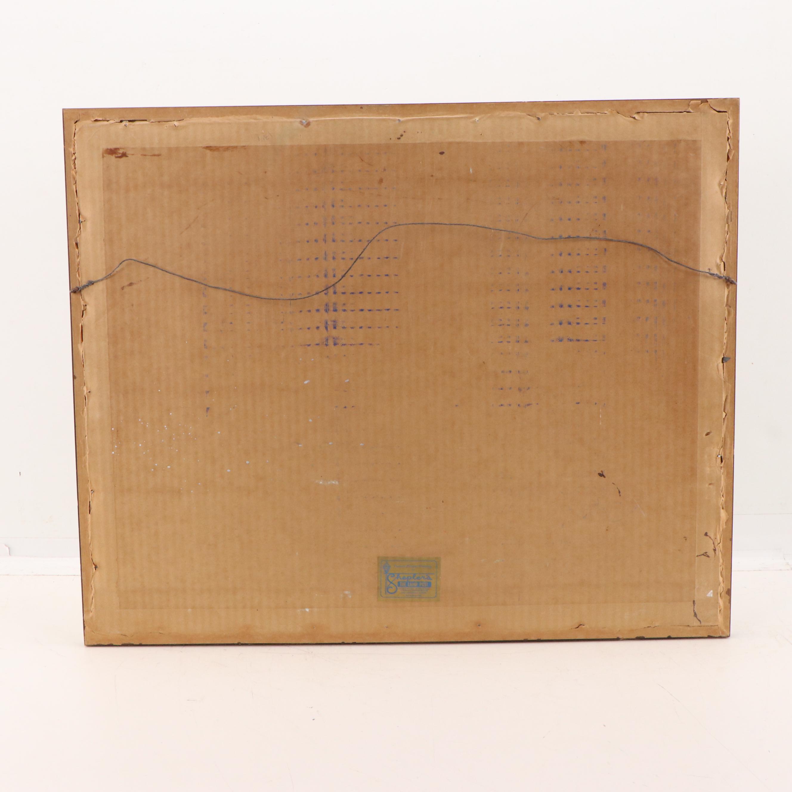 Franz Ludwig Güssefeld Hand-Colored Map Engraving of 13 United States, 1784