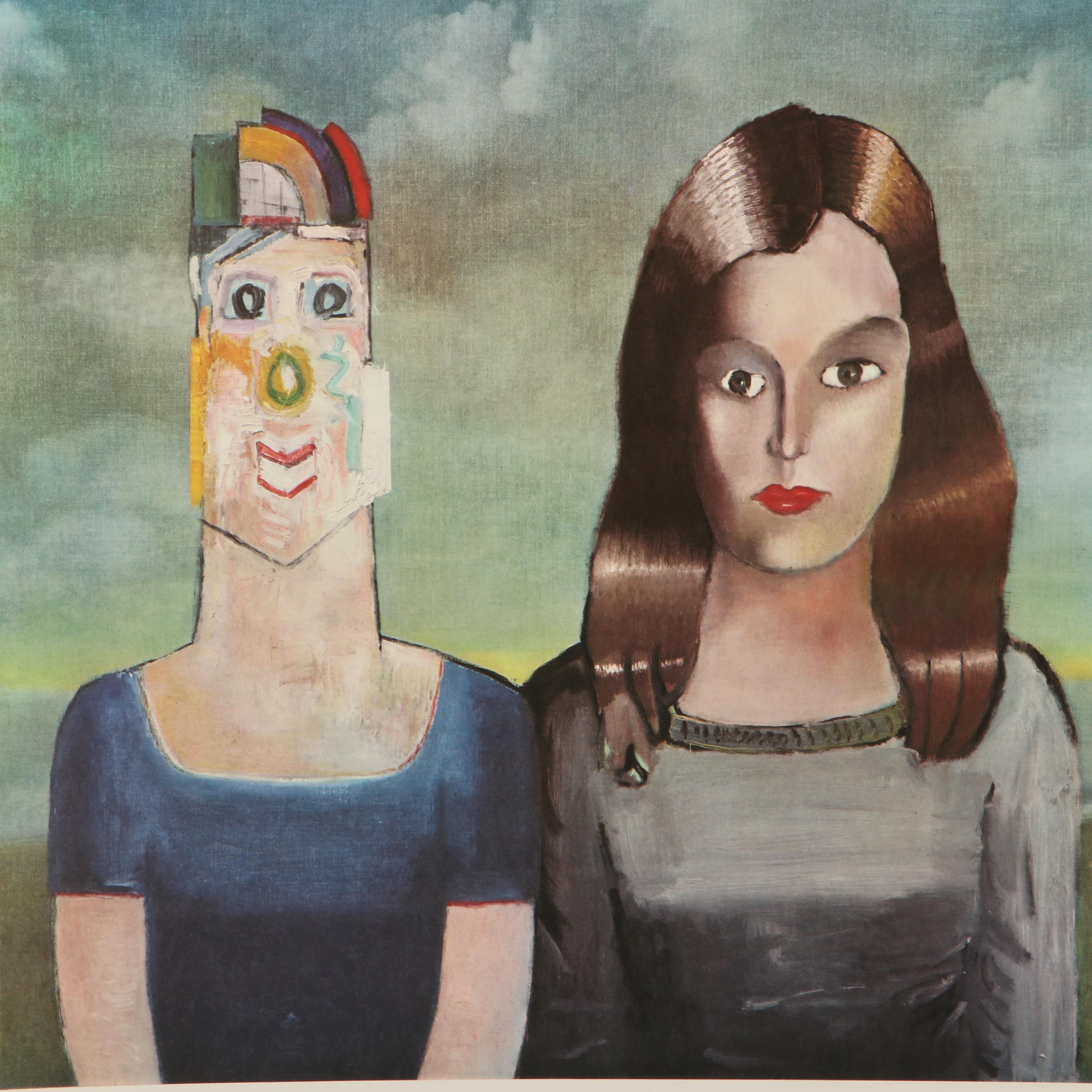 Saul Steinberg Galerie Maeght Exhibition Posters, 1970s