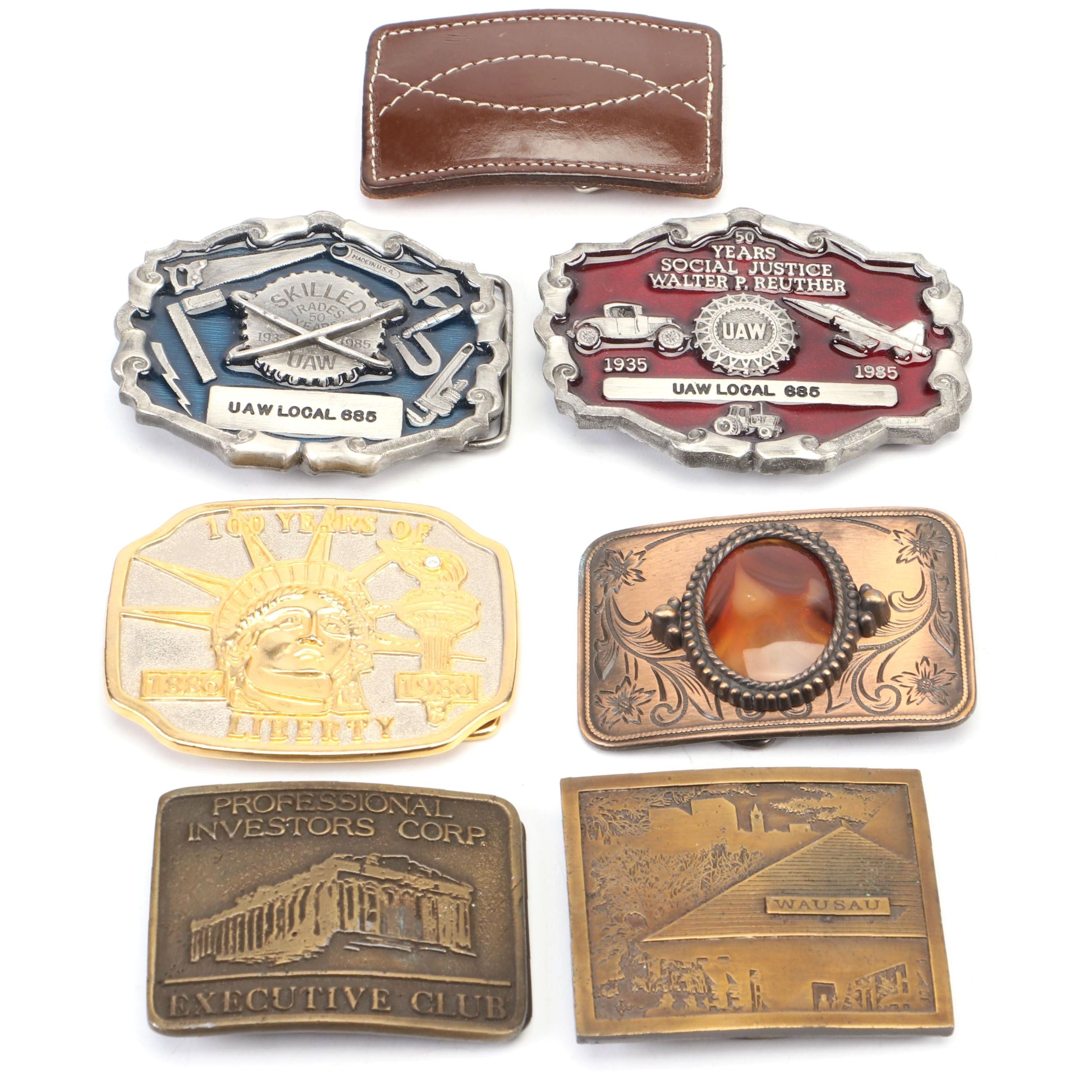 R & M Industries Enameled Belt Buckles with B & H Buckles Belt Buckle and More
