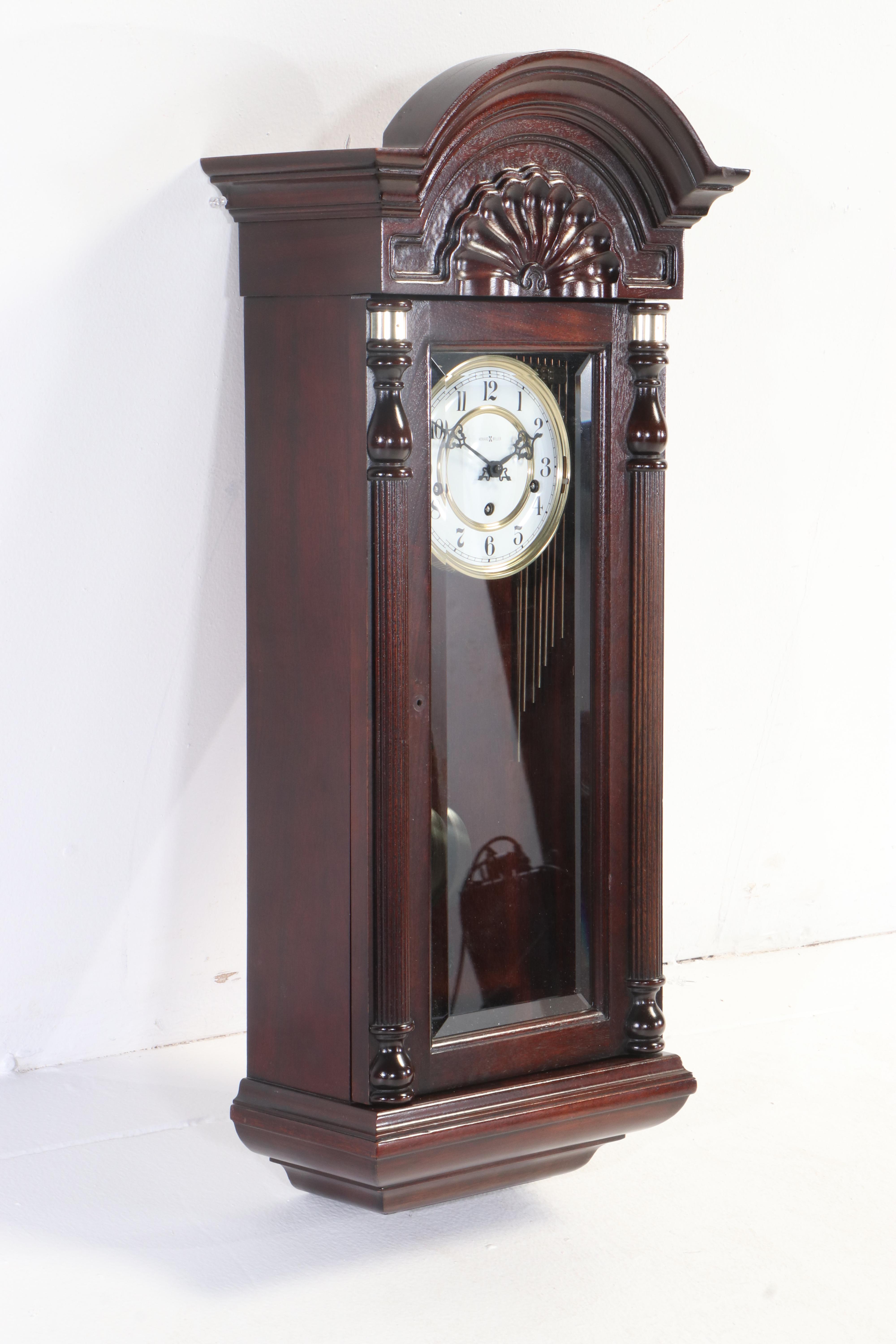 Howard Miller "Jennison" Mahogany Wall Clock EBTH