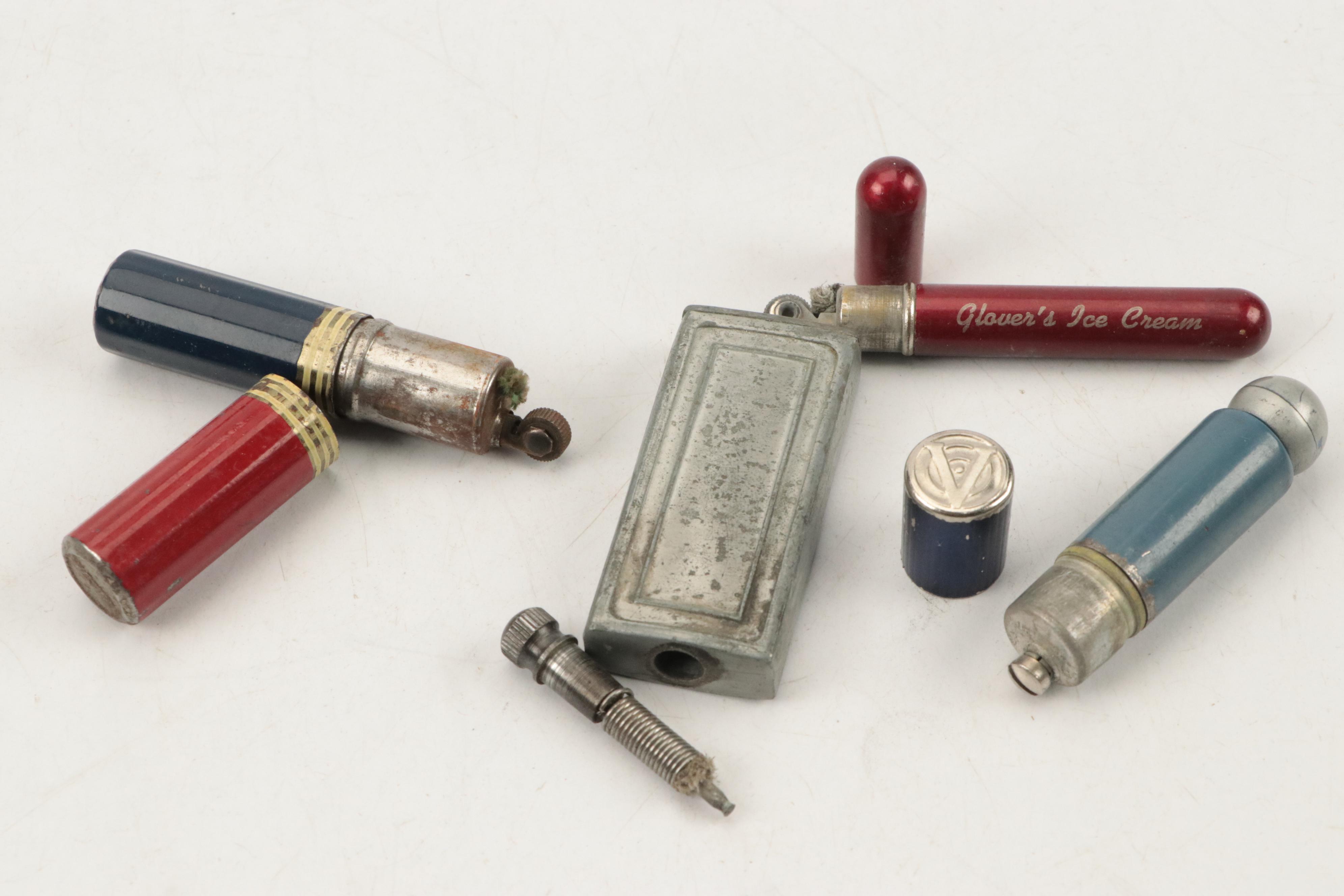 Glass Ashtrays, Lighters, Beer Mug and Adult Themed Playing Cards