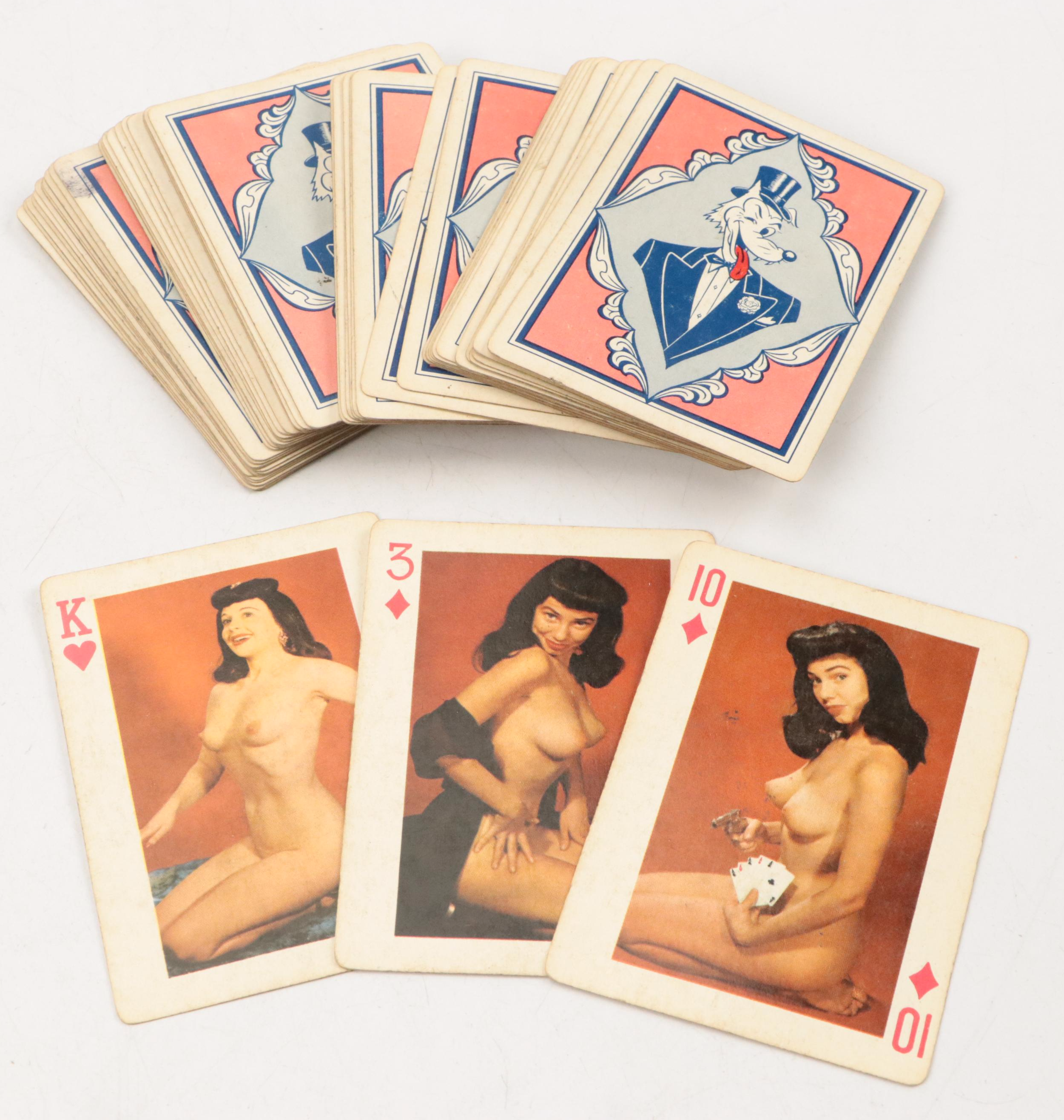 Glass Ashtrays, Lighters, Beer Mug and Adult Themed Playing Cards