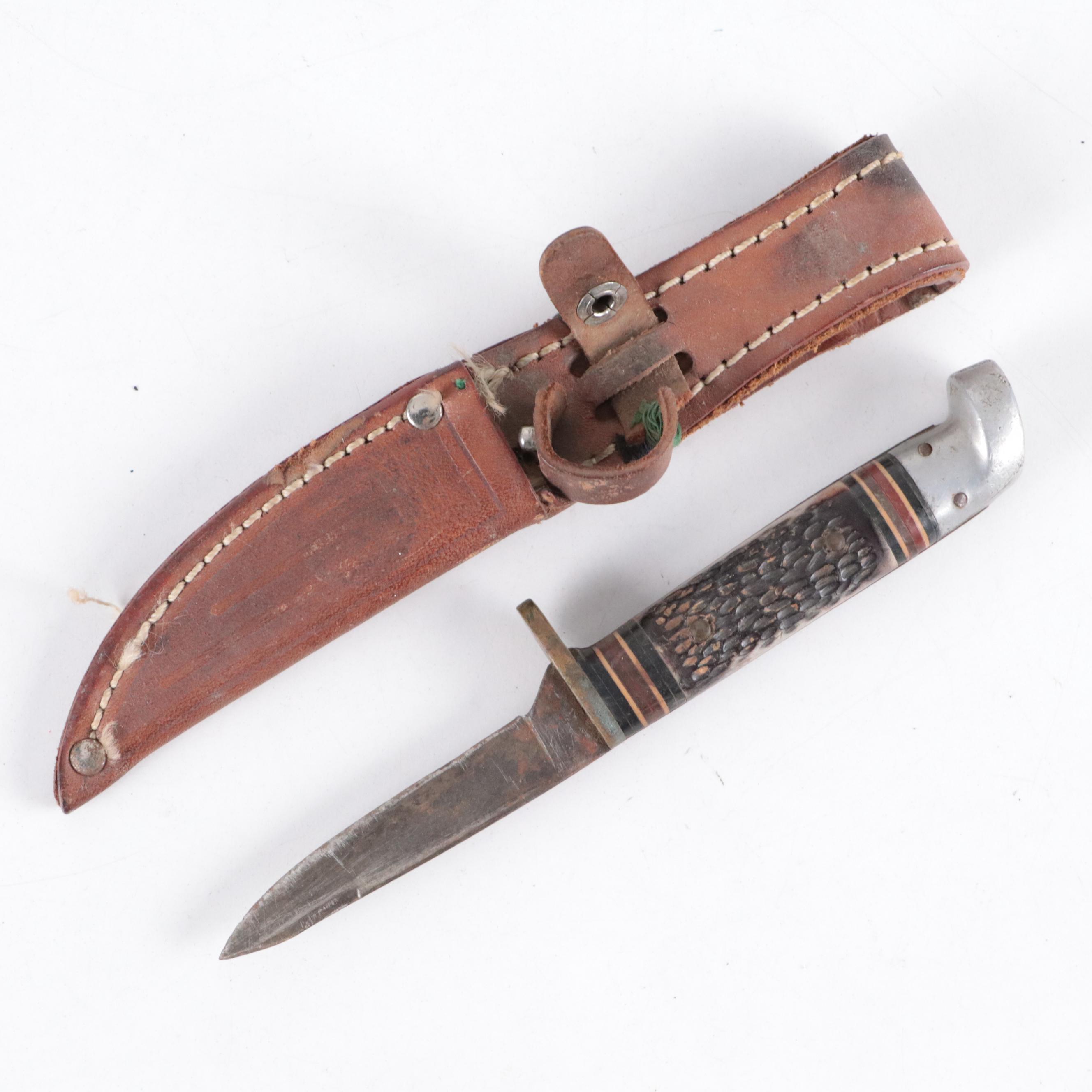 Wooden and Acrylic Handled Fixed Blade Knives